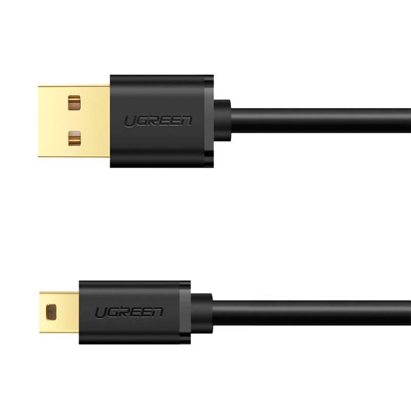 UGREEN Kabelis USB į mini USB 1m - Juodas
