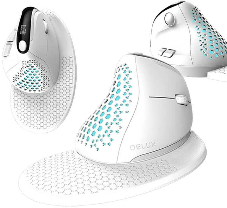 Delux M618XSD belaidė vertikali pelė