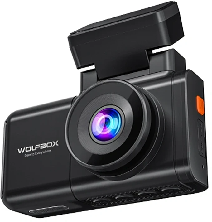 Automobilinė Kamera - WOLFBOX X3 2,5K + 1080p Automobilinė Kamera