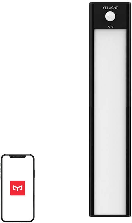 Yeelight Motion sensor spintos šviesa YLCG002 100 lm 1.8 W 2700 K Juodas 20cm ilgis 5 V