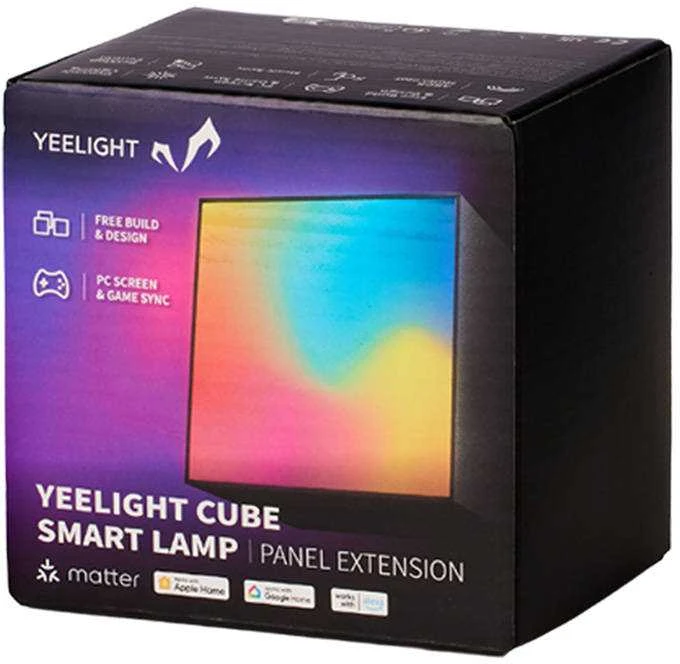 Yeelight | „Cube“ išmaniosios lempos skydelio išplėtimas | 12 W | 60 000 val. | Belaidis | 100–240 V