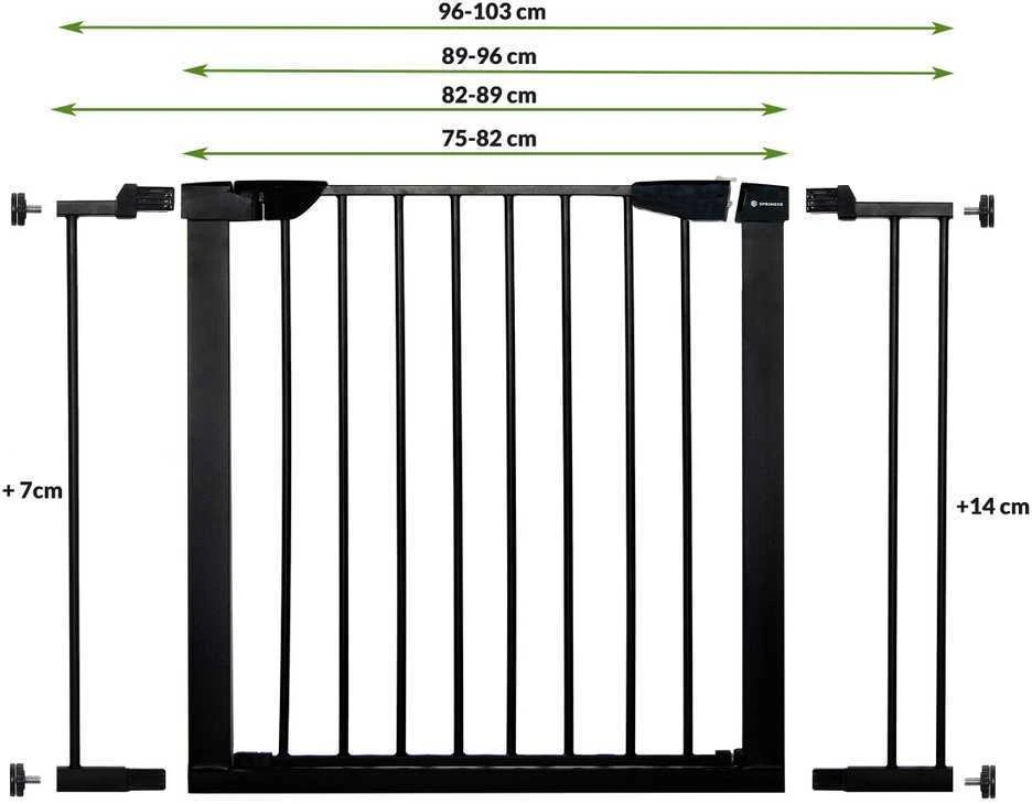Apsauginiai vartai Springos SG0002A 75-89 cm