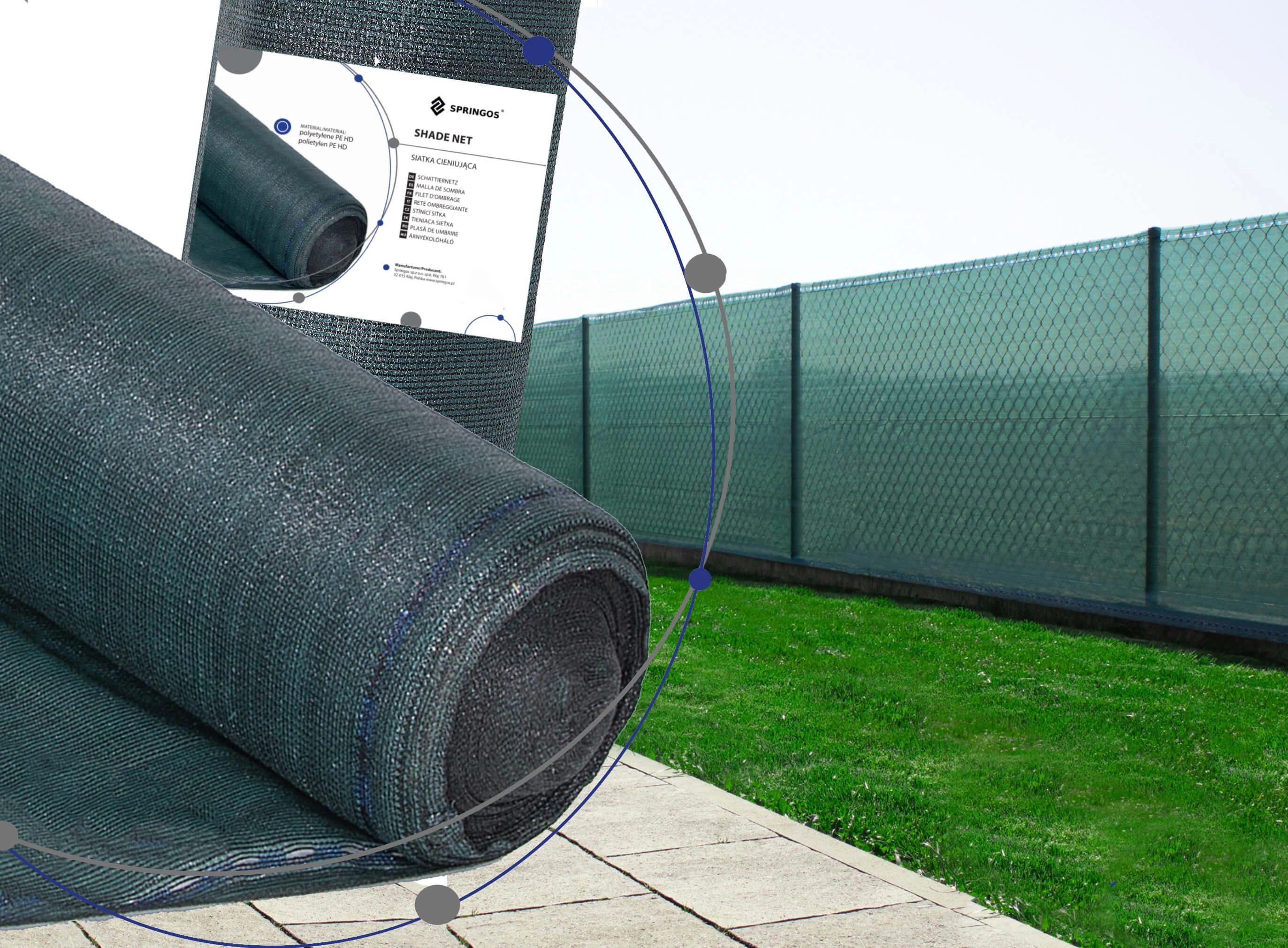 Springos Tvoros tinklas 1,2 x 50 m