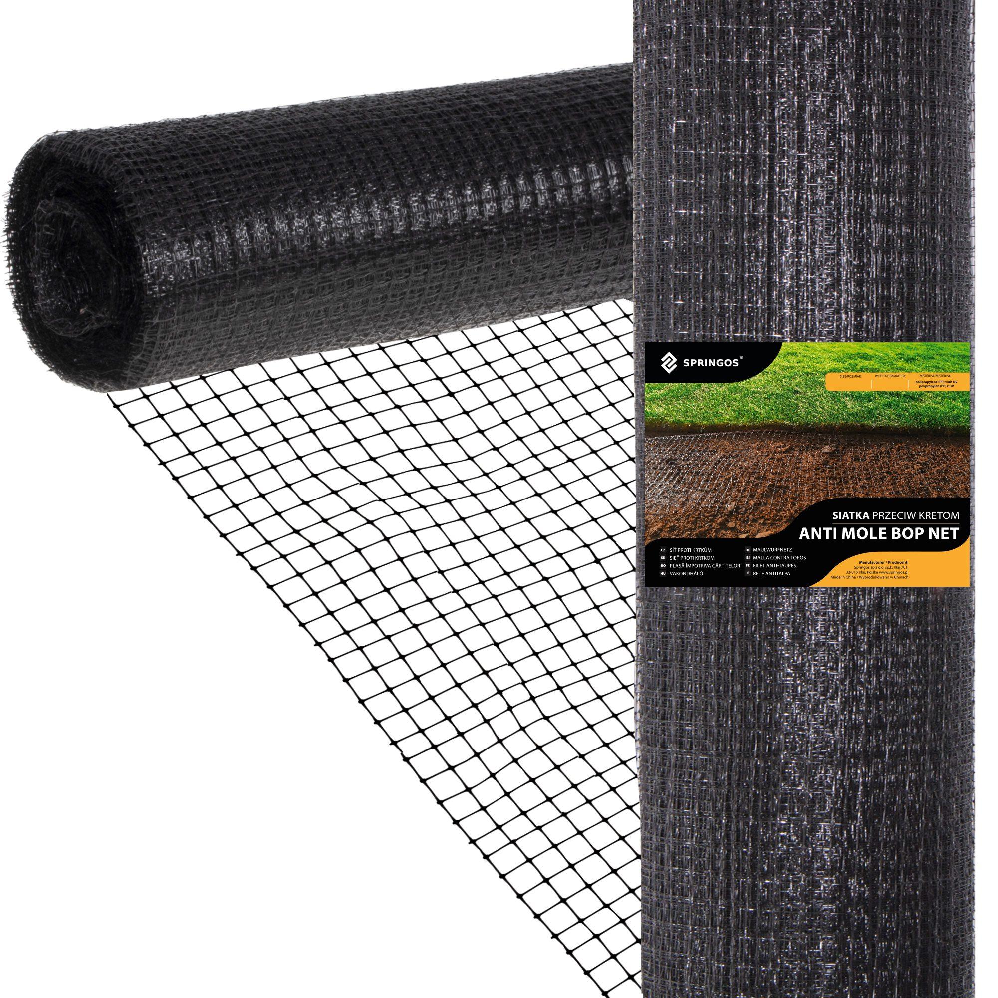 Tinklelis nuo kurmių Springos 2x50 m, 45 g/m²