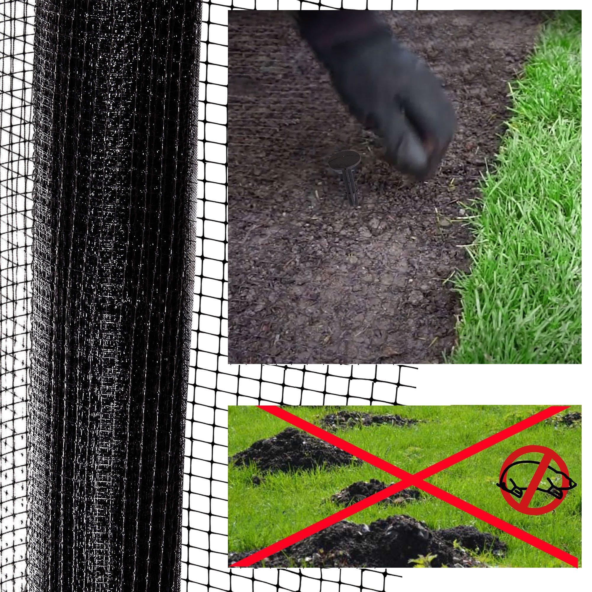 Tinklelis nuo kurmių Springos 2x50 m, 45 g/m²