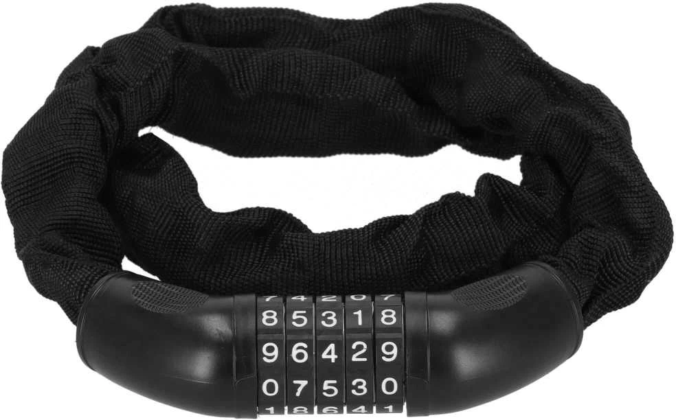 Dviračio spyna Springos BA0028, juoda, 98 cm