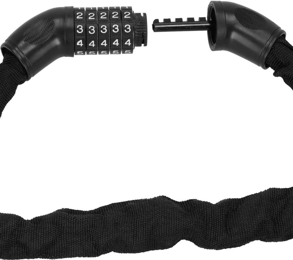 Dviračio spyna Springos BA0028, juoda, 98 cm