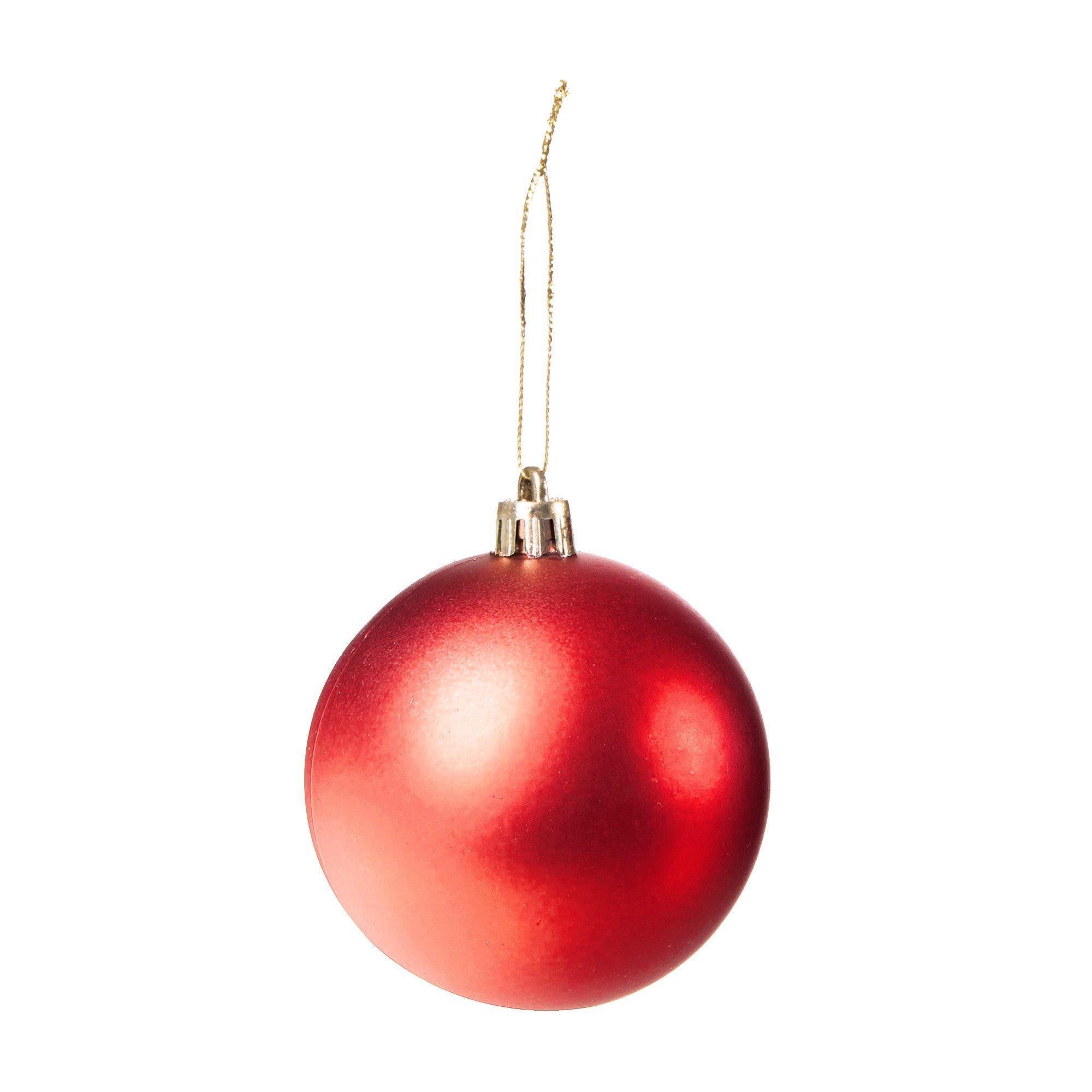 Kalėdiniai žaaisliukai eglutei Springos 30 vnt, 6 cm