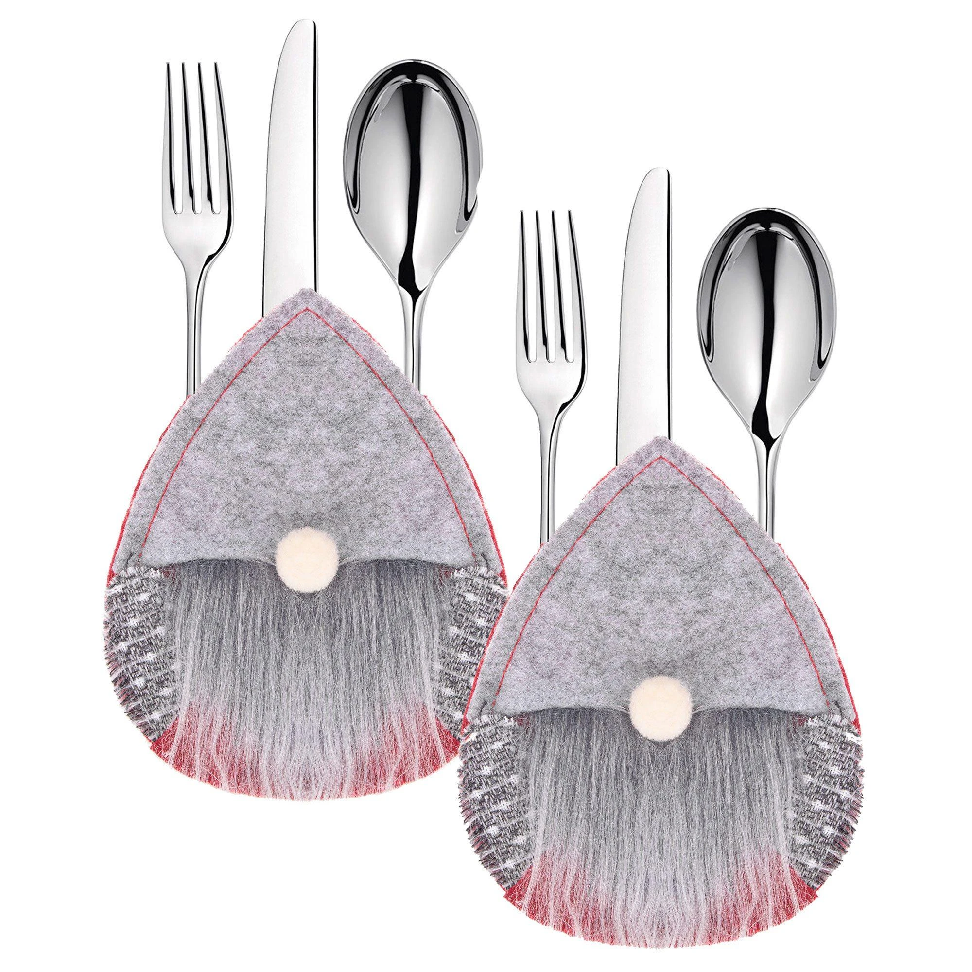 Stalo įrankių dėklas Springos, 2 vnt., pilkas ir raudonas, 14 cm