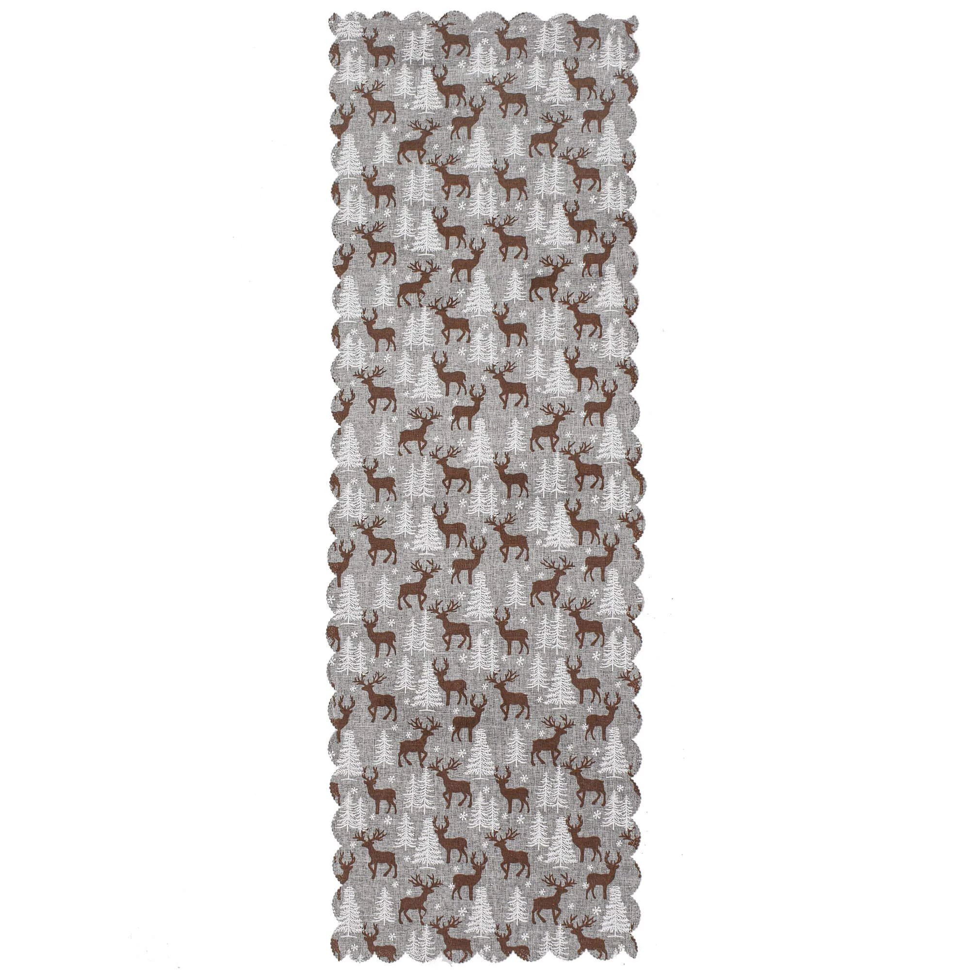 Kalėdinis takelis audinys Springos CA0616, 35,5 x 186 cm