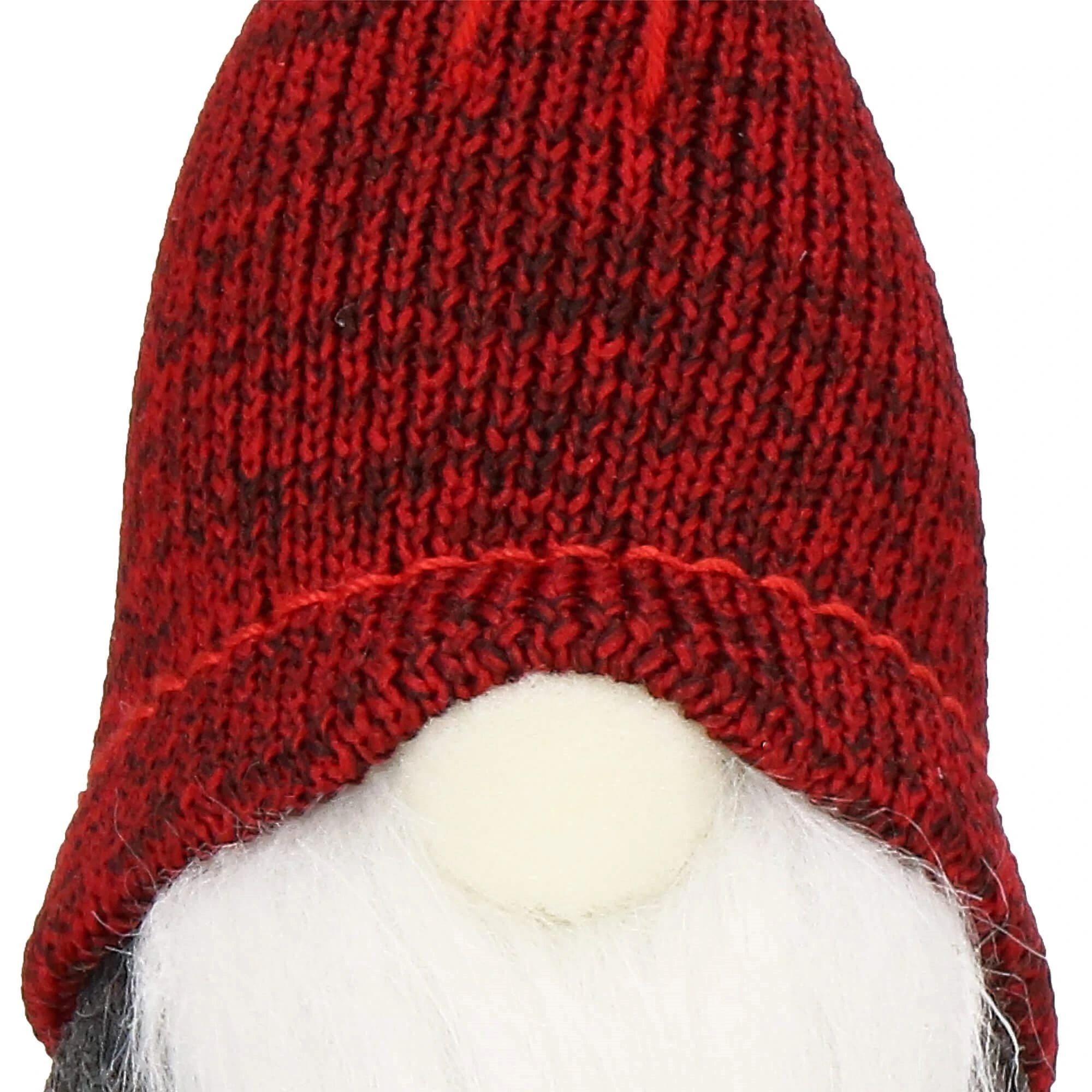 Kalėdų puošmena Springos pilka/bordo 10 cm