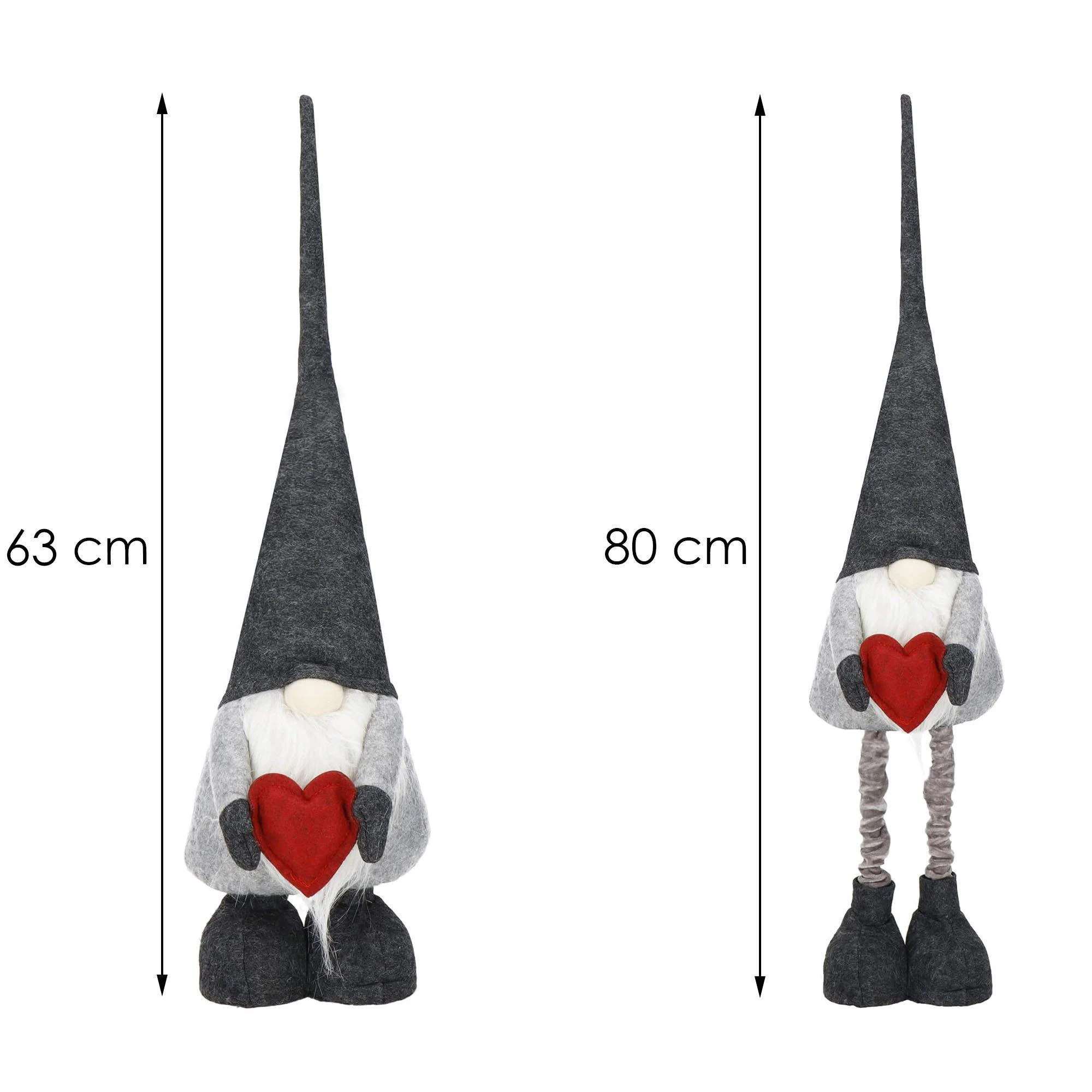 Kalėdinė dekoracija Springos Nykštukas 80 cm