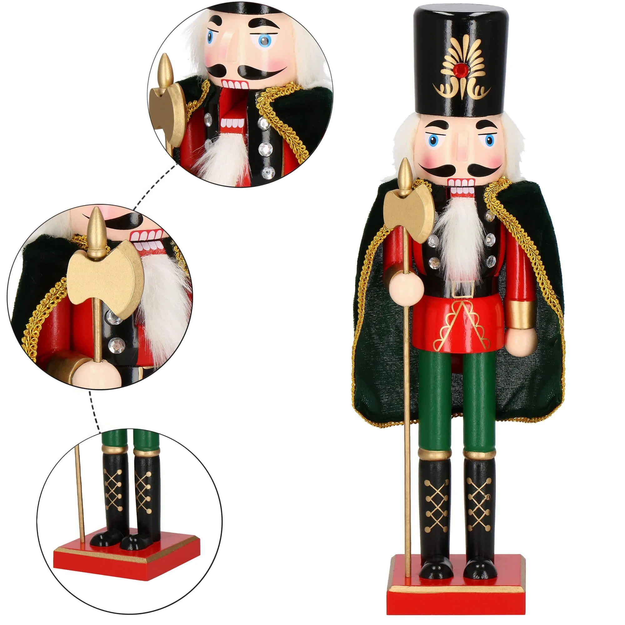 Kalėdų dekoracijos Springos Spragtukas 38 cm