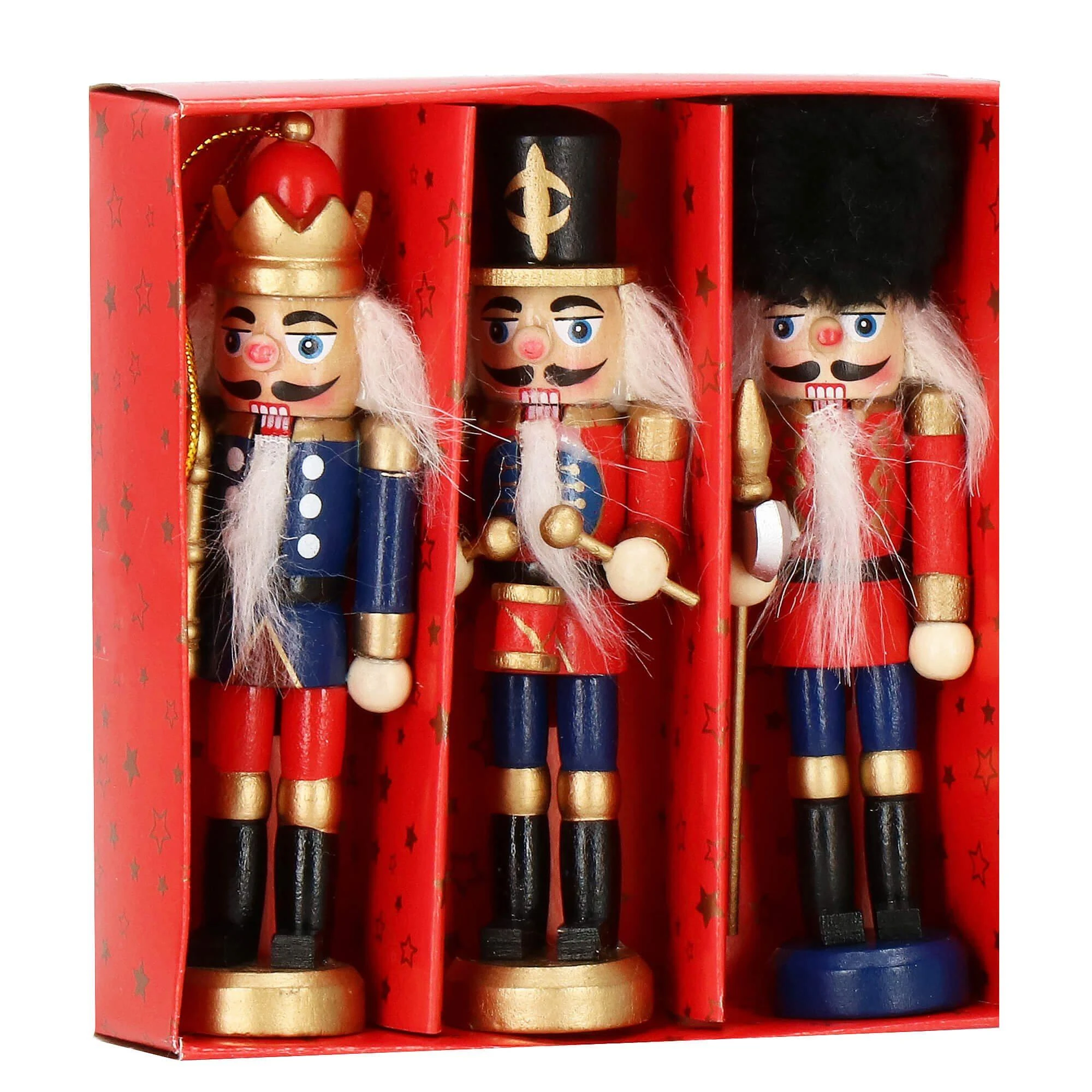 Kalėdinis Spragtukas Springos 12,5 cm, 3 vnt.