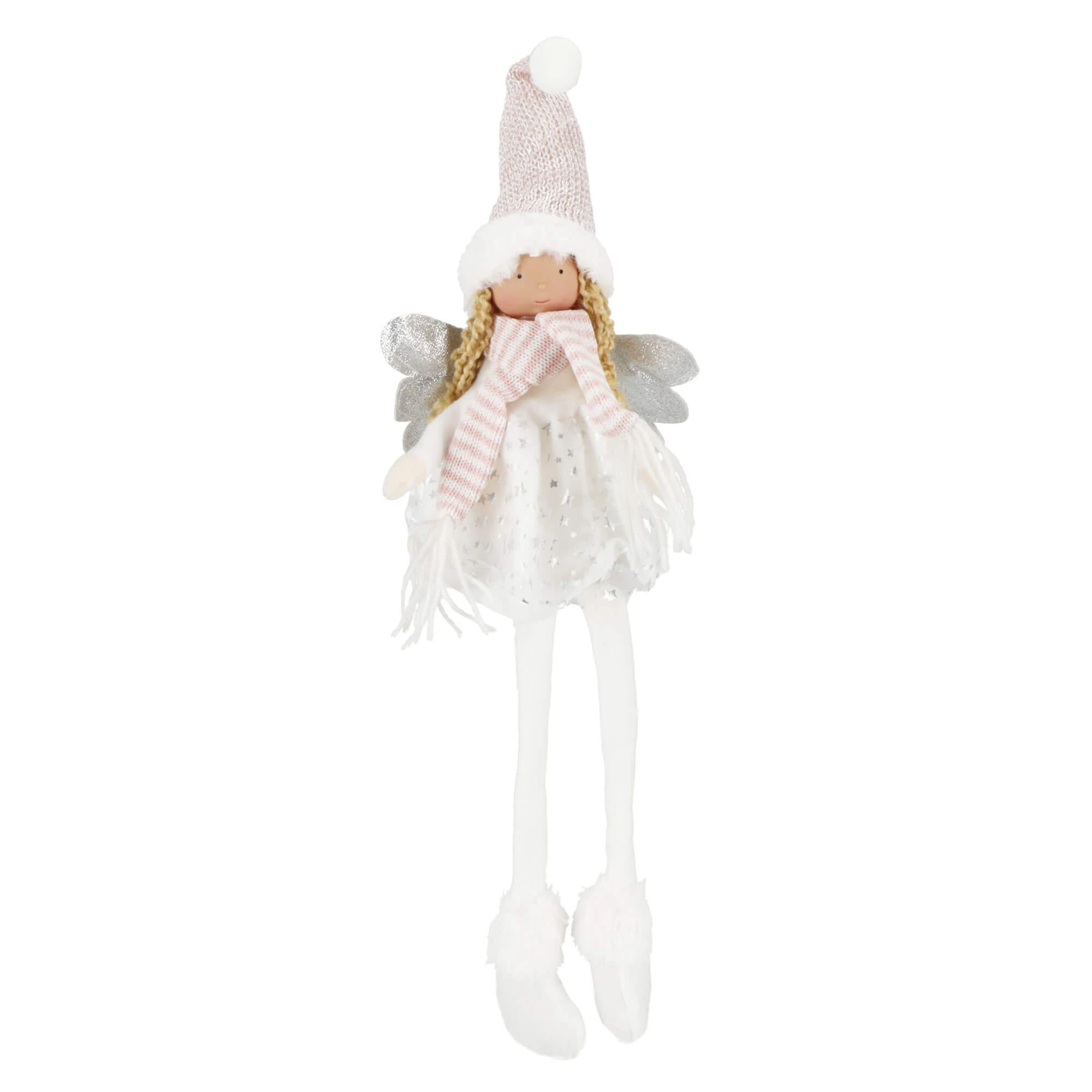 Kalėdinis dekoratyvinis angelas Springos 17x13x52 cm