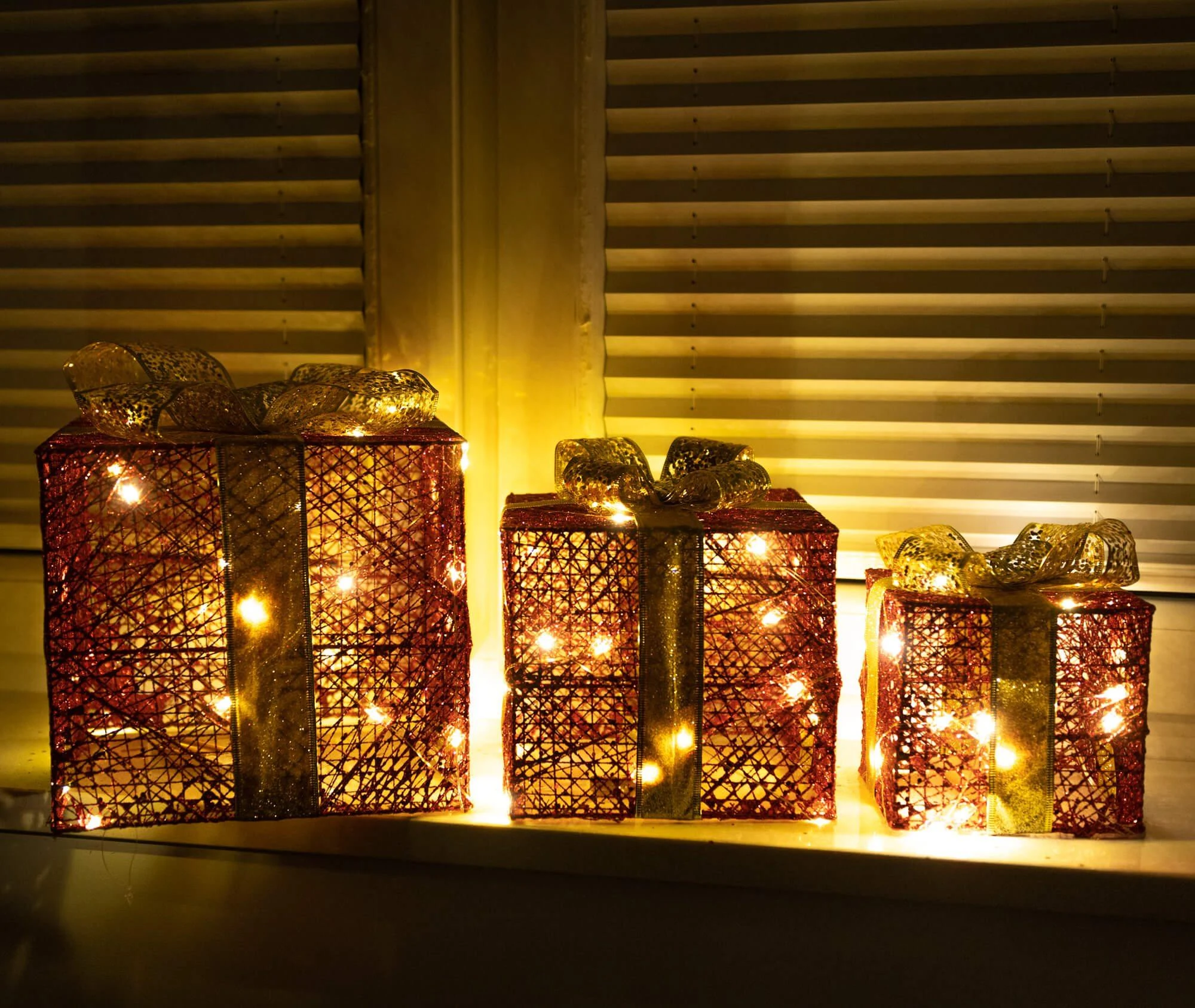 Kalėdinė LED dekoracija Springos CA1026, 3 dalių rinkinys