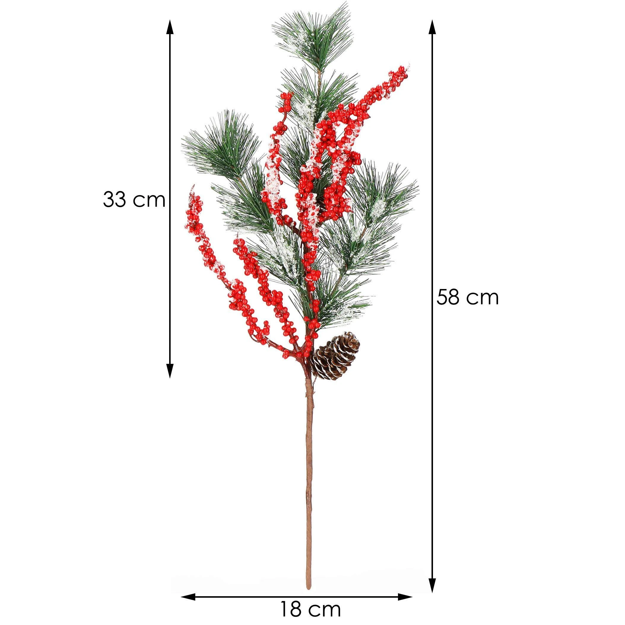 Kalėdinė puošmena Springos 58 cm