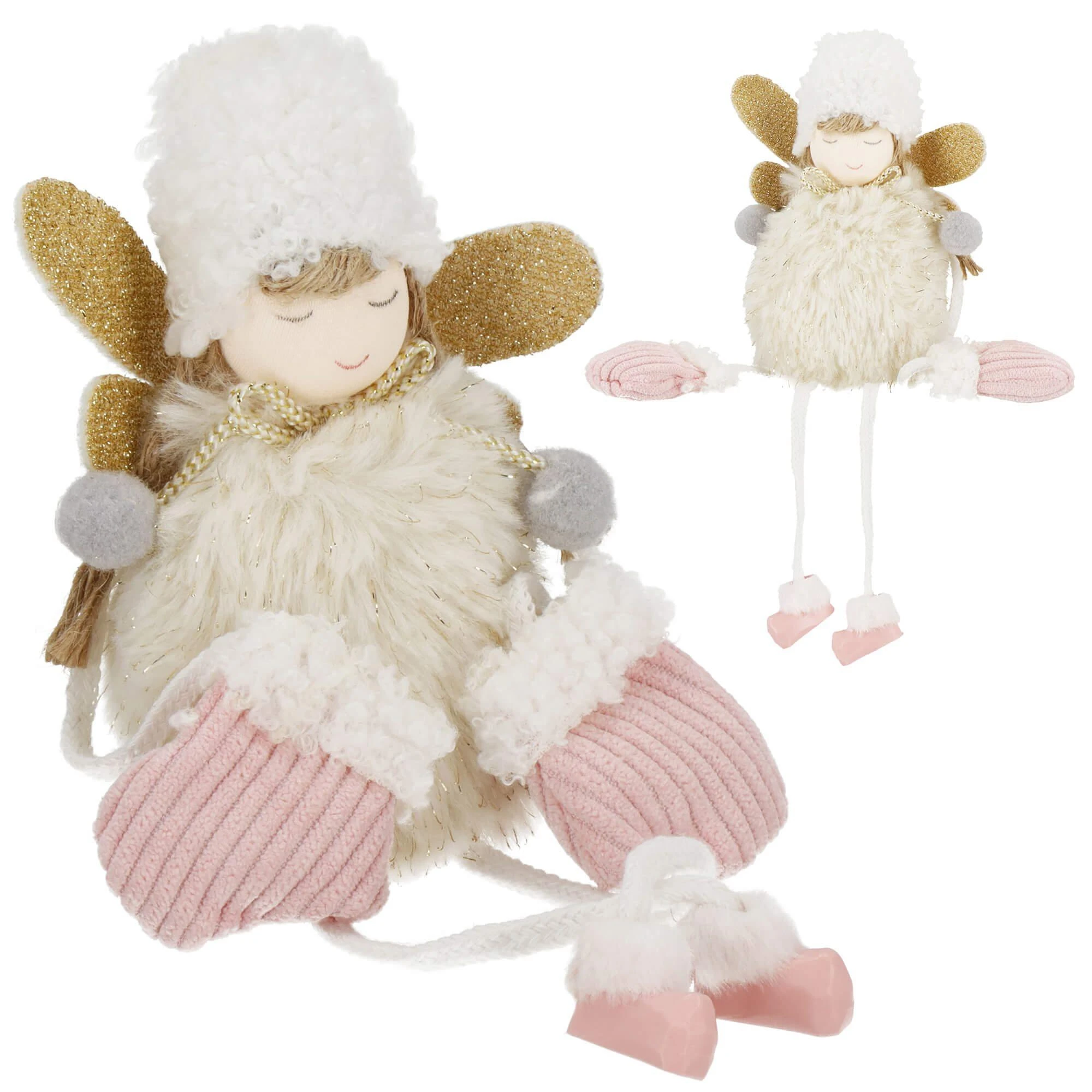 Dekoratyvinė lėlė angelas Springos, 24 cm