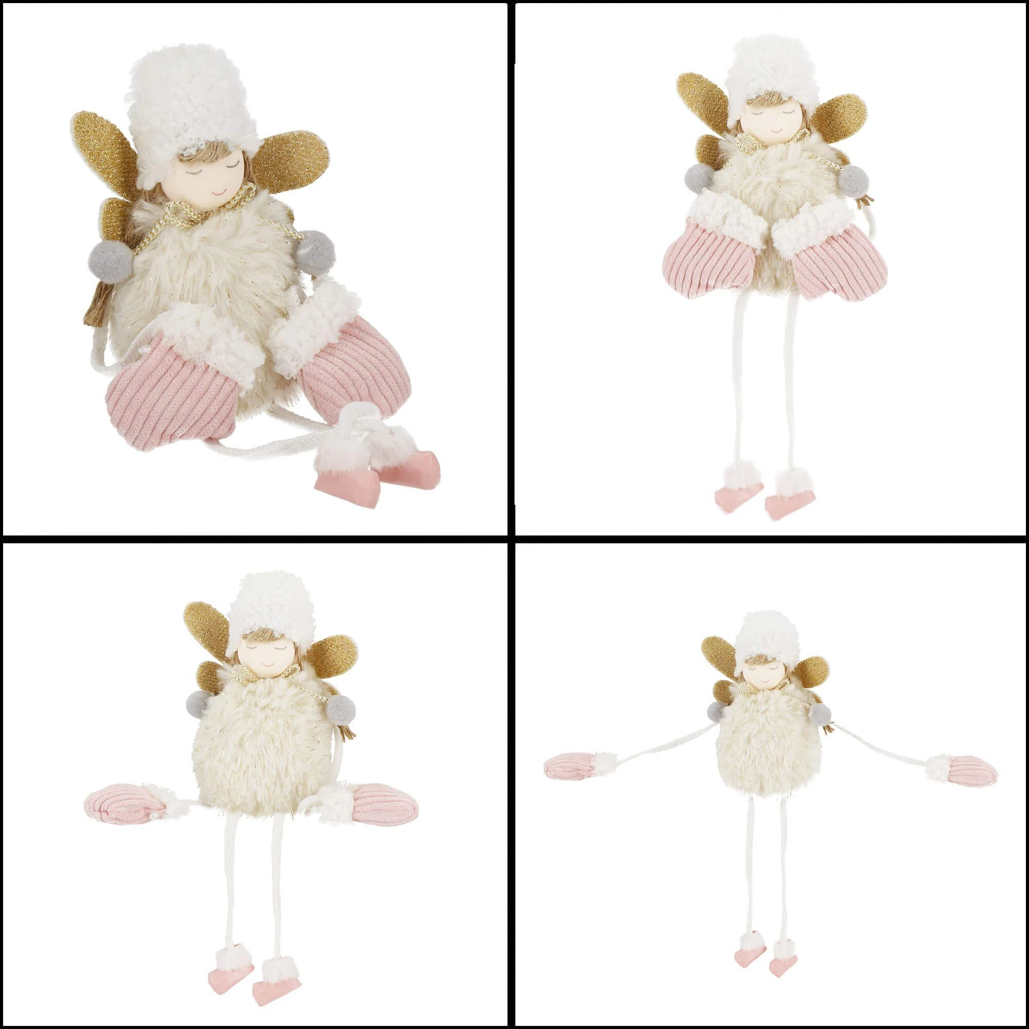 Dekoratyvinė lėlė angelas Springos, 24 cm