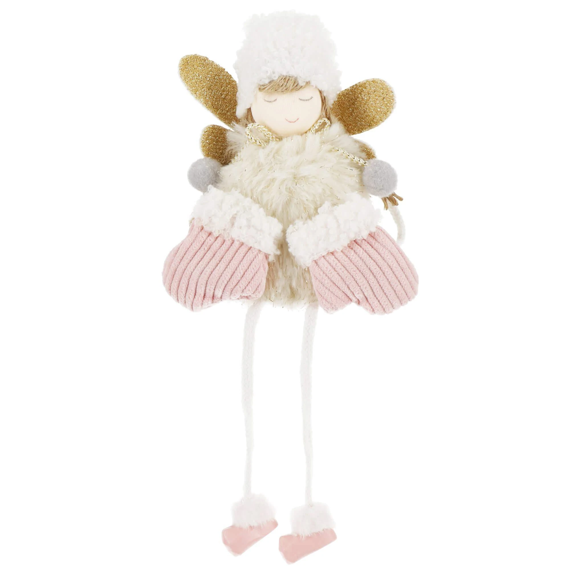 Dekoratyvinė lėlė angelas Springos, 24 cm