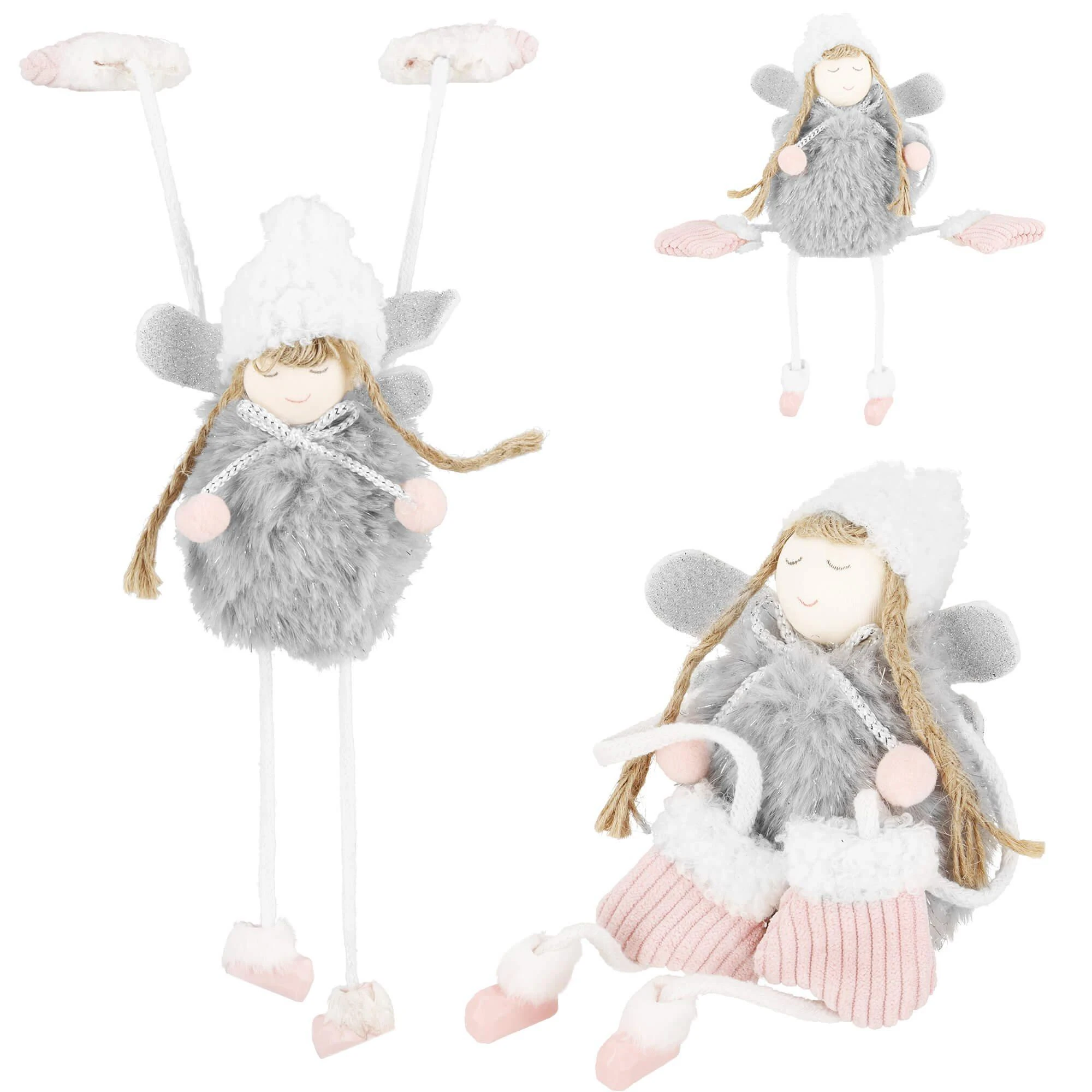 Kalėdinė puošmena angelas Springos 23x10x3,5 cm