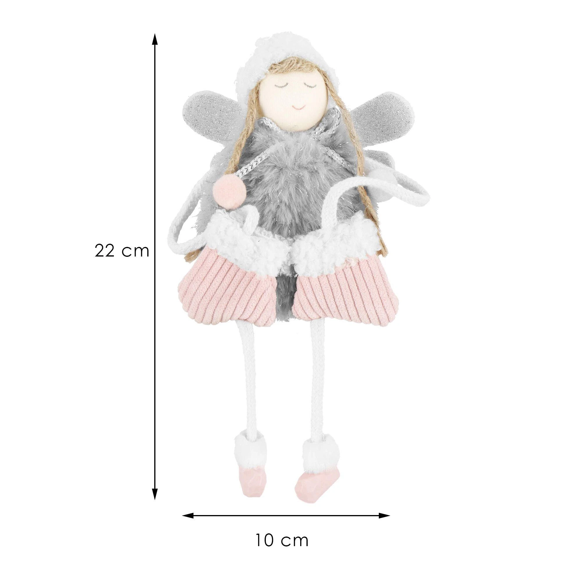 Kalėdinė puošmena angelas Springos 23x10x3,5 cm