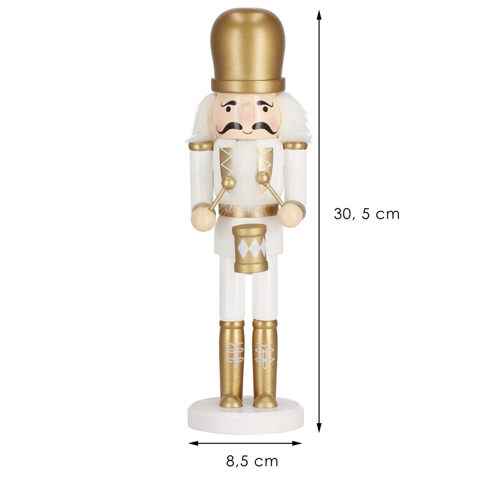 Medinis Springos spragtukas su auksiniais akcentais, 30,5 cm