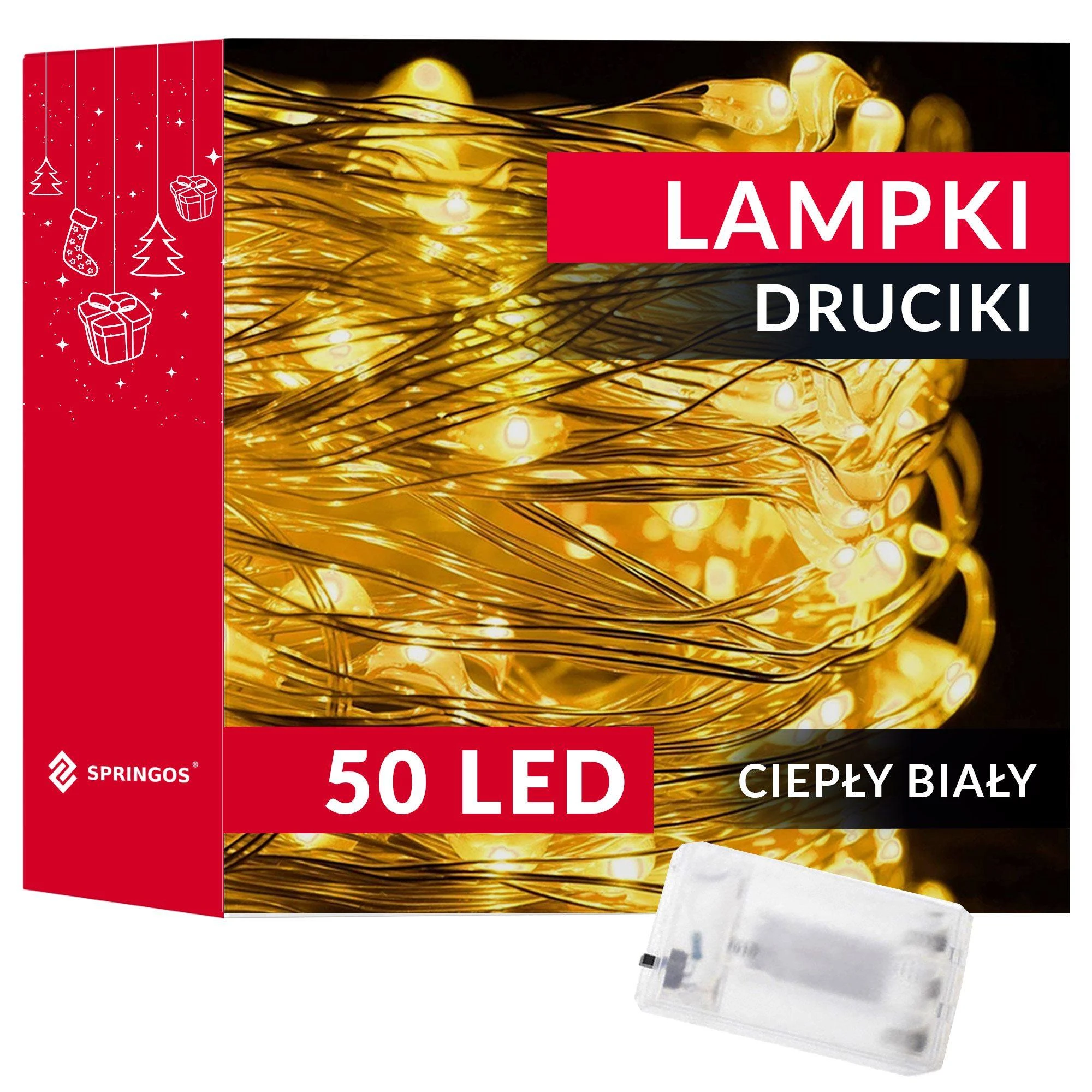 Kalėdinės girliandos Springos CL0014, 50 LED, 4,9 m