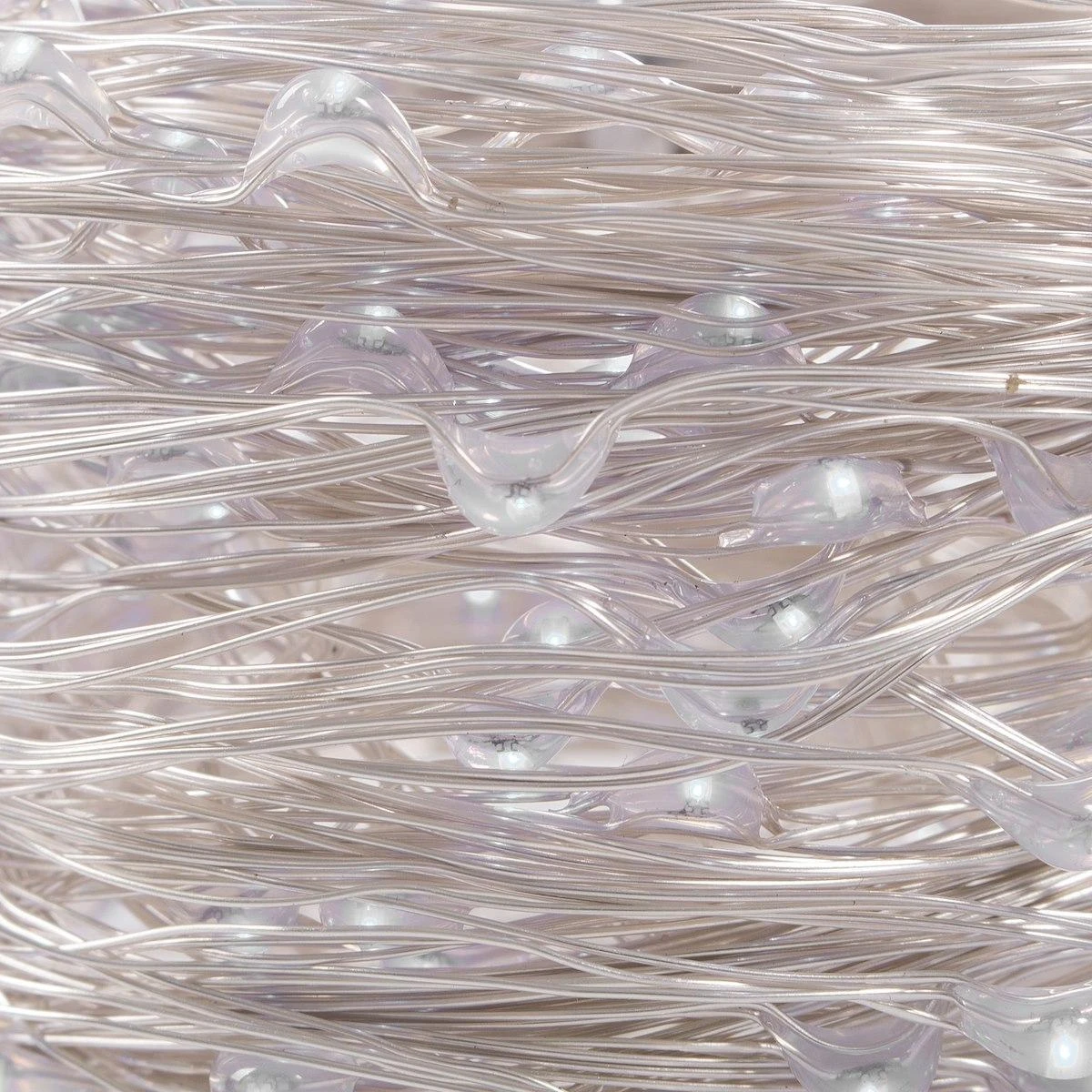 Springos Šviesos girlianda su 100 LED lempučių, rožinė ir mėlyna