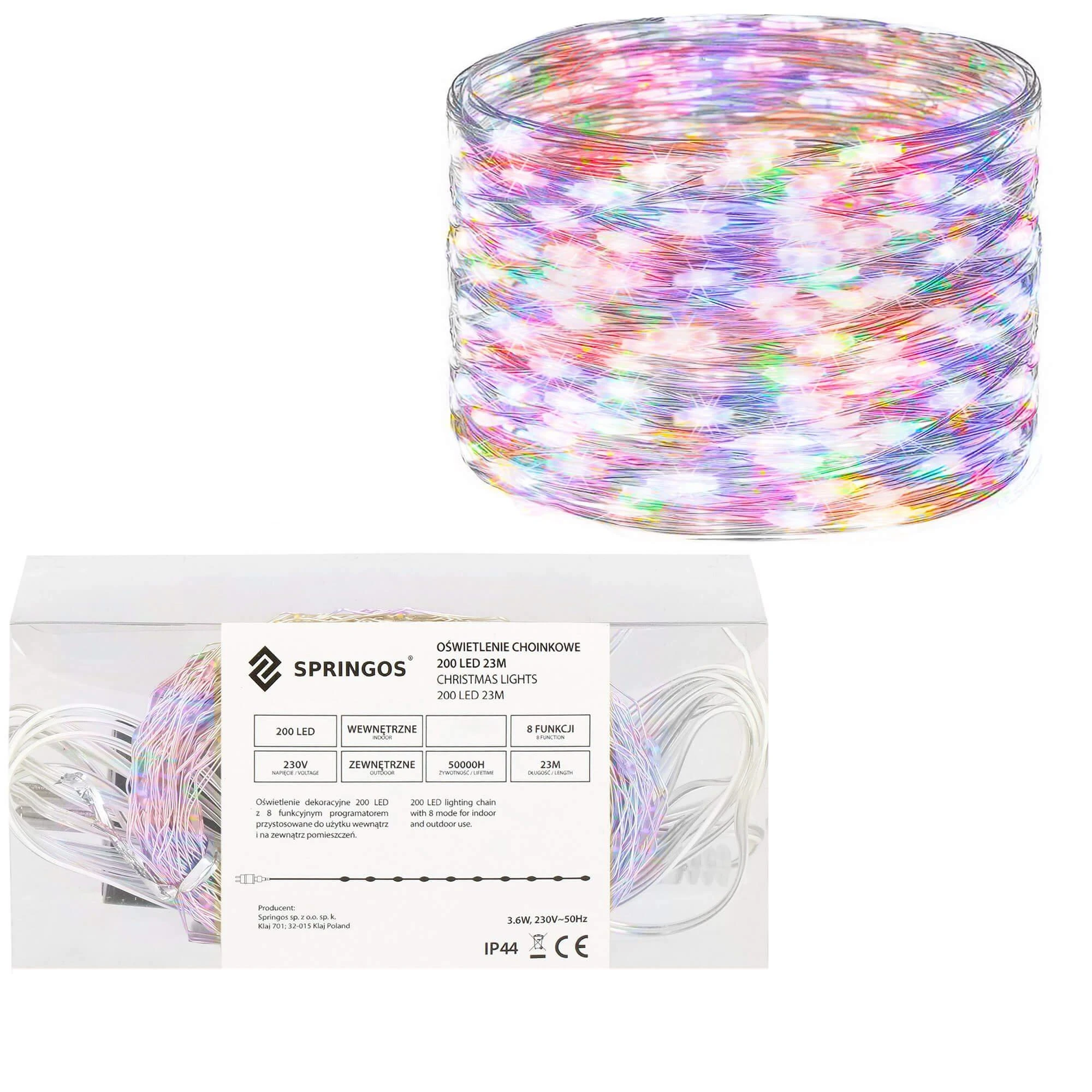 Kalėdinės lemputės Springos CL0085, 200 LED, 20 m