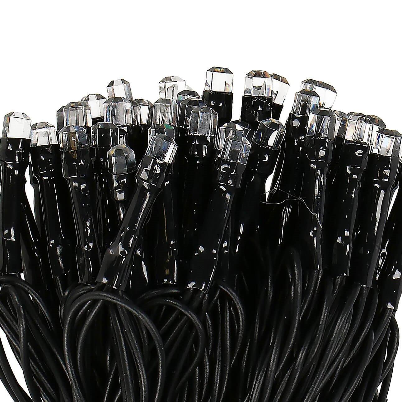 Girlianda Springos 120 LED, šaltai balta, 9 m
