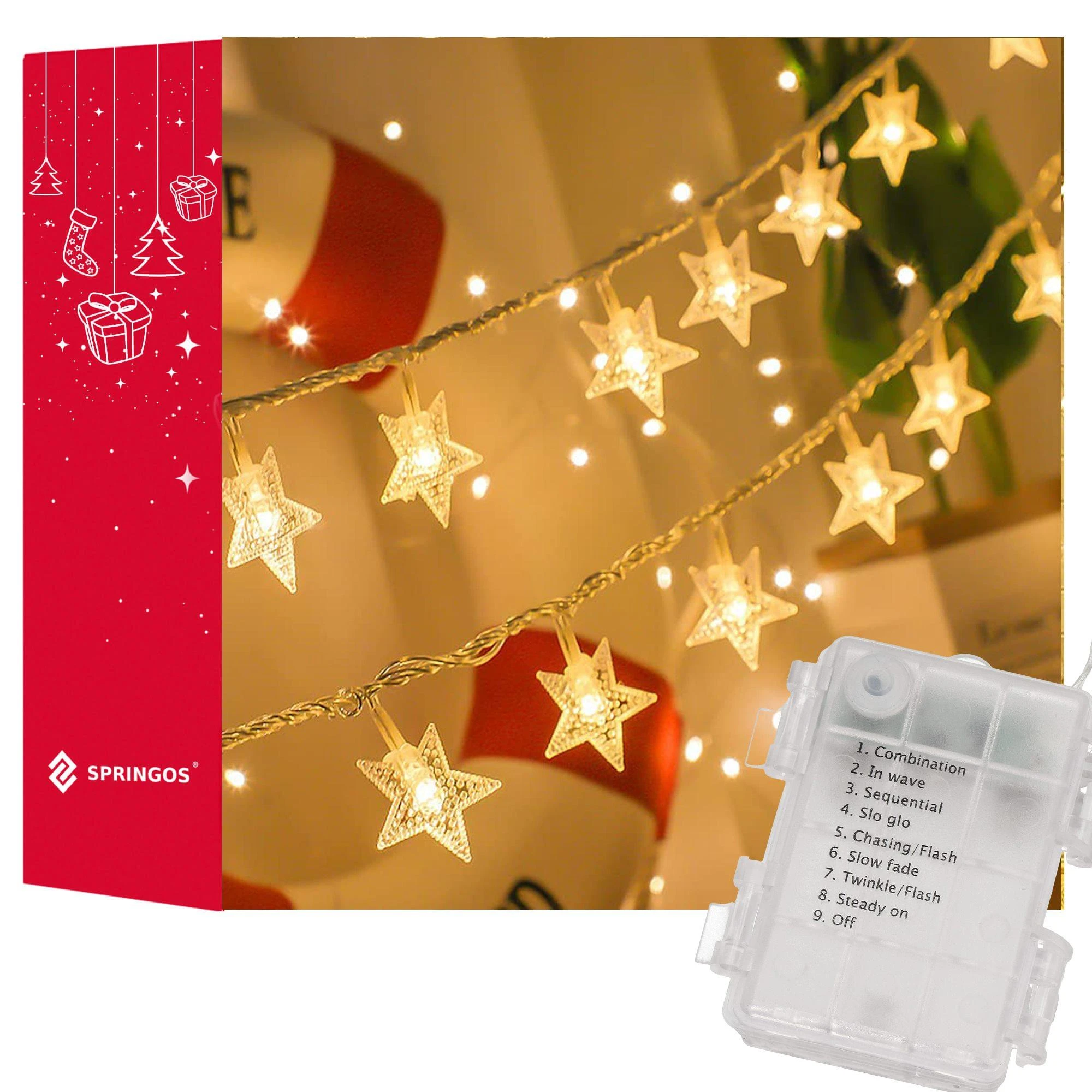 Šviesos girlianda Springos 50 LED, 5 m