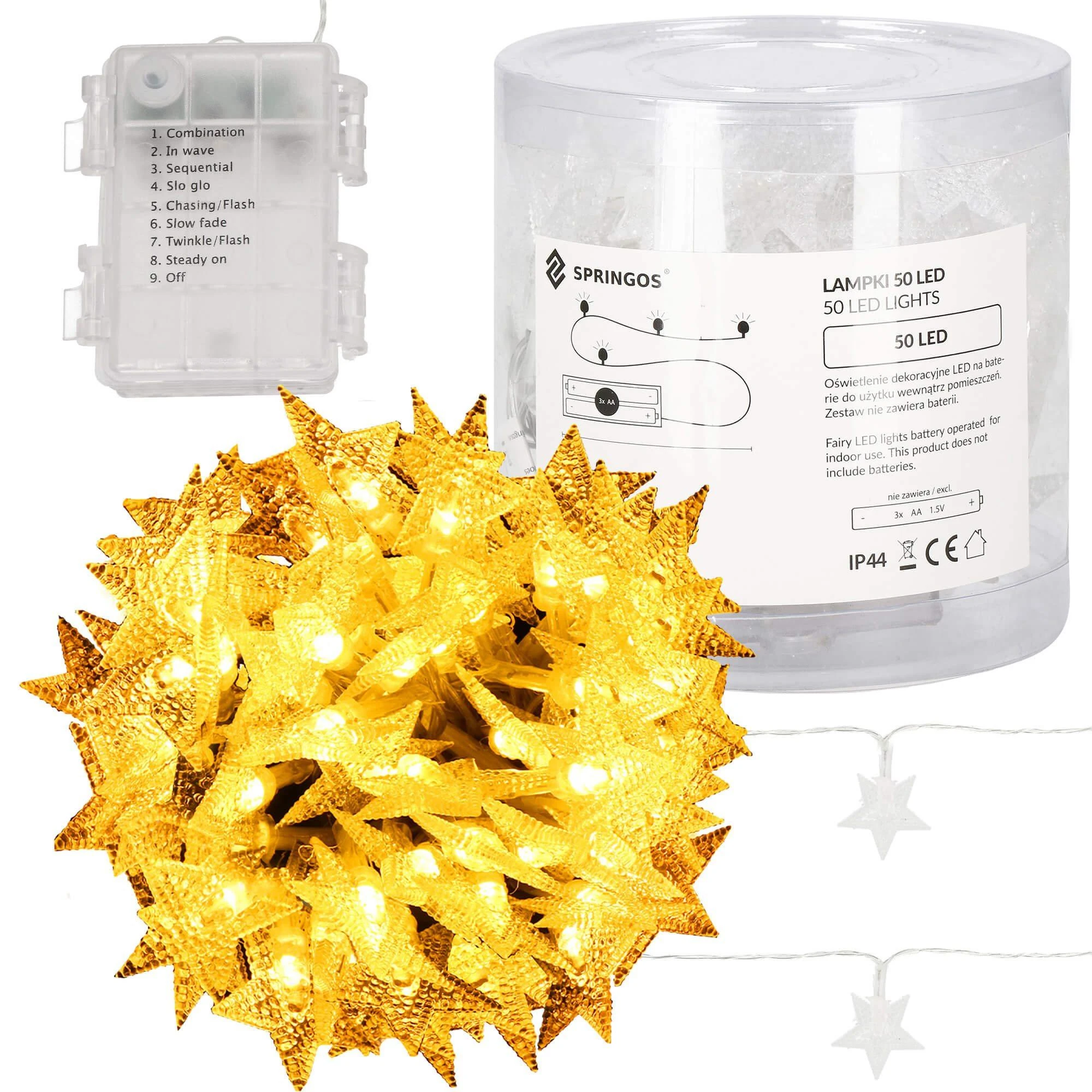 Šviesos girlianda Springos 50 LED, 5 m