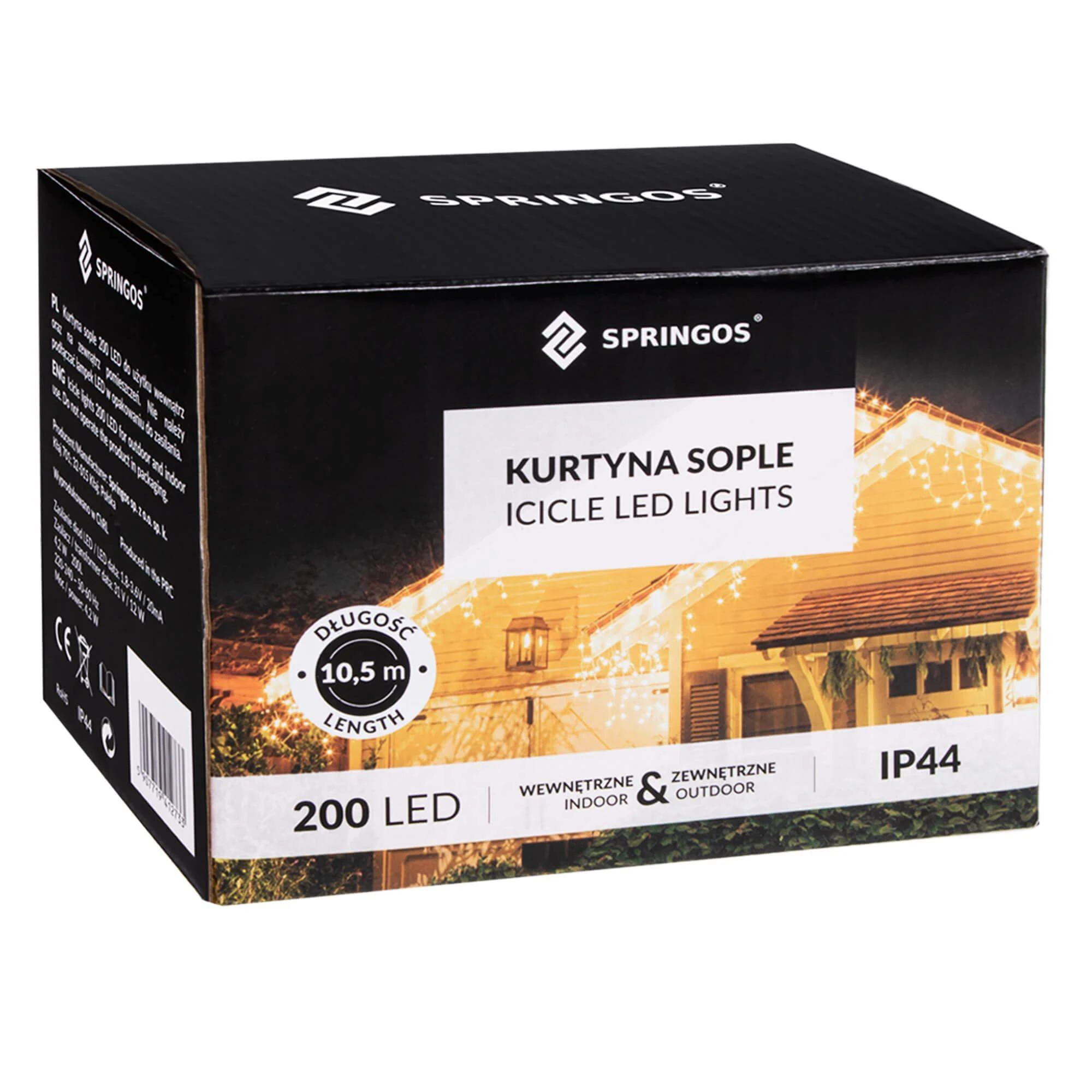 Springos Šviečianti girlianda 200 LED 8 m
