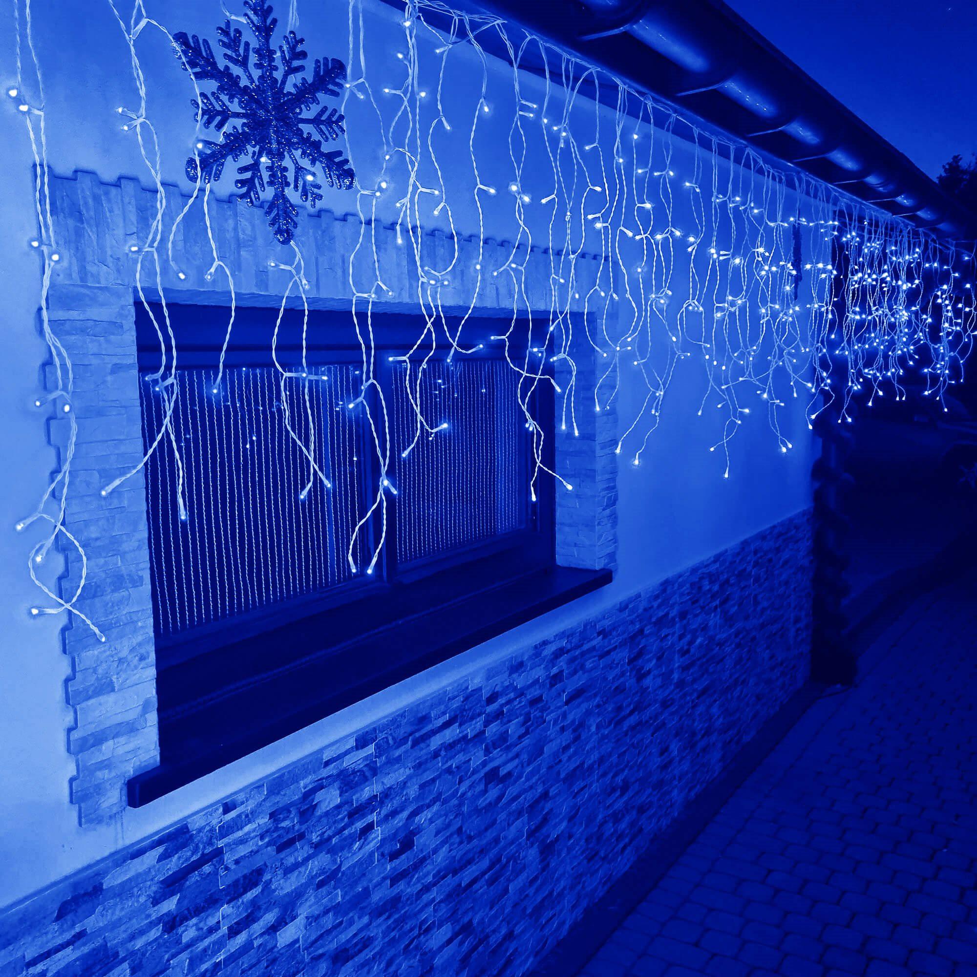 Šviesos užuolaida Springos CL0202, 200 LED, 8 m