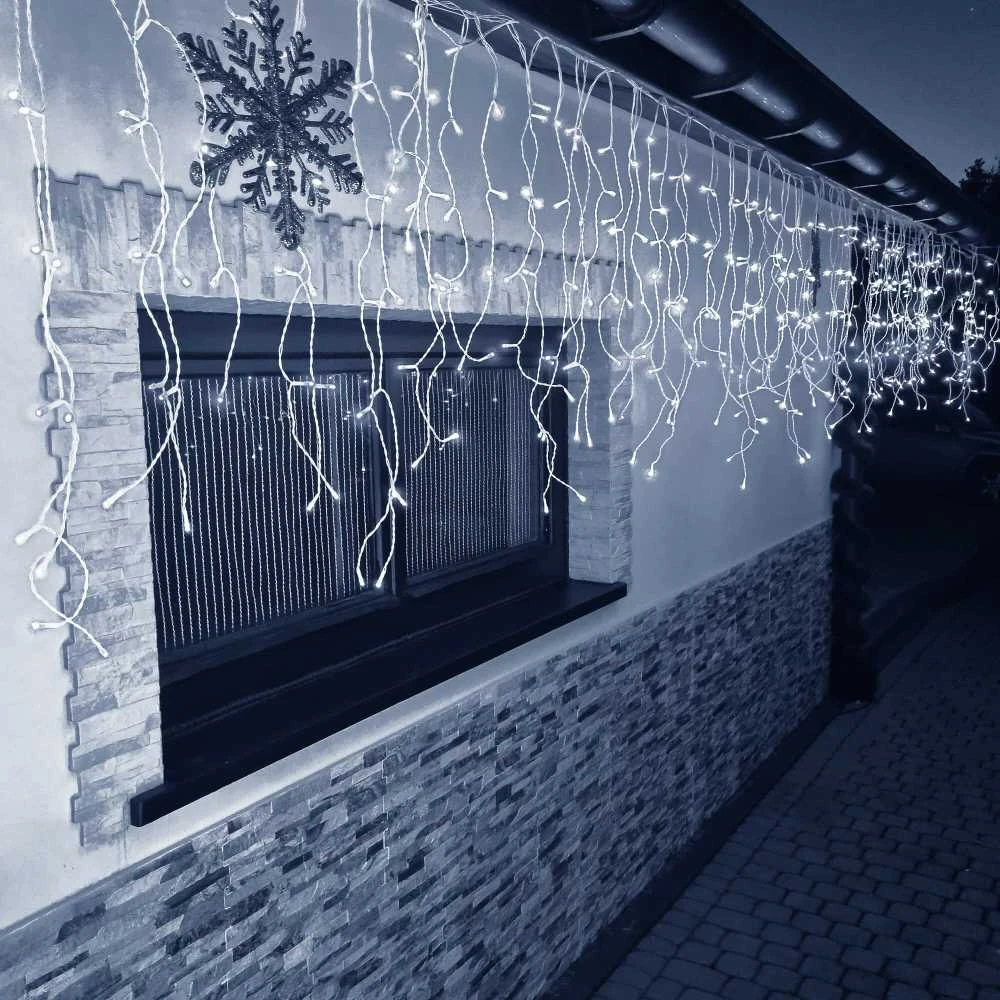Springos Kalėdinė girlianda su 300 mikro LED, šalta balta, ilgis 12 m