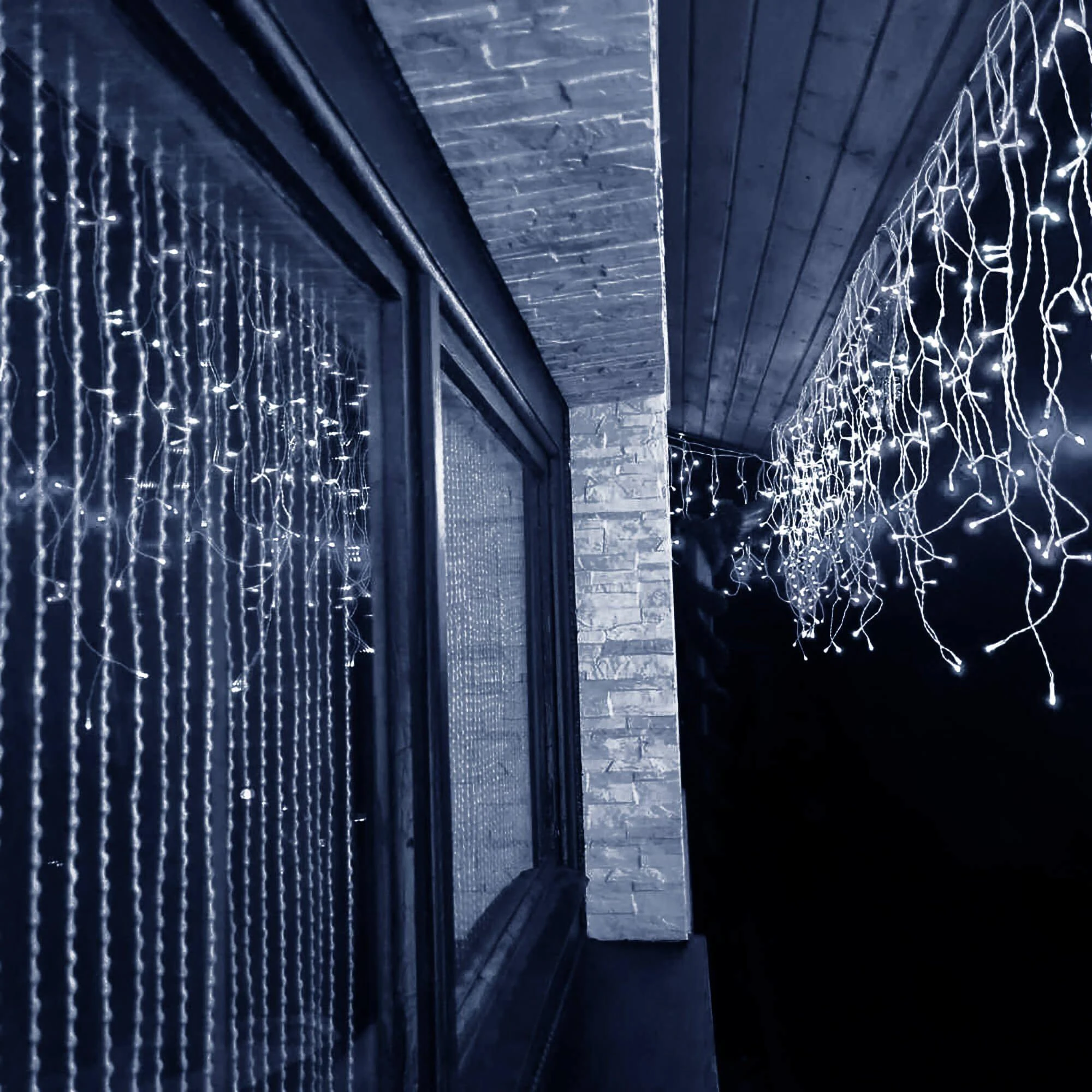 Springos Kalėdinė girlianda su 300 mikro LED, šalta balta, ilgis 12 m