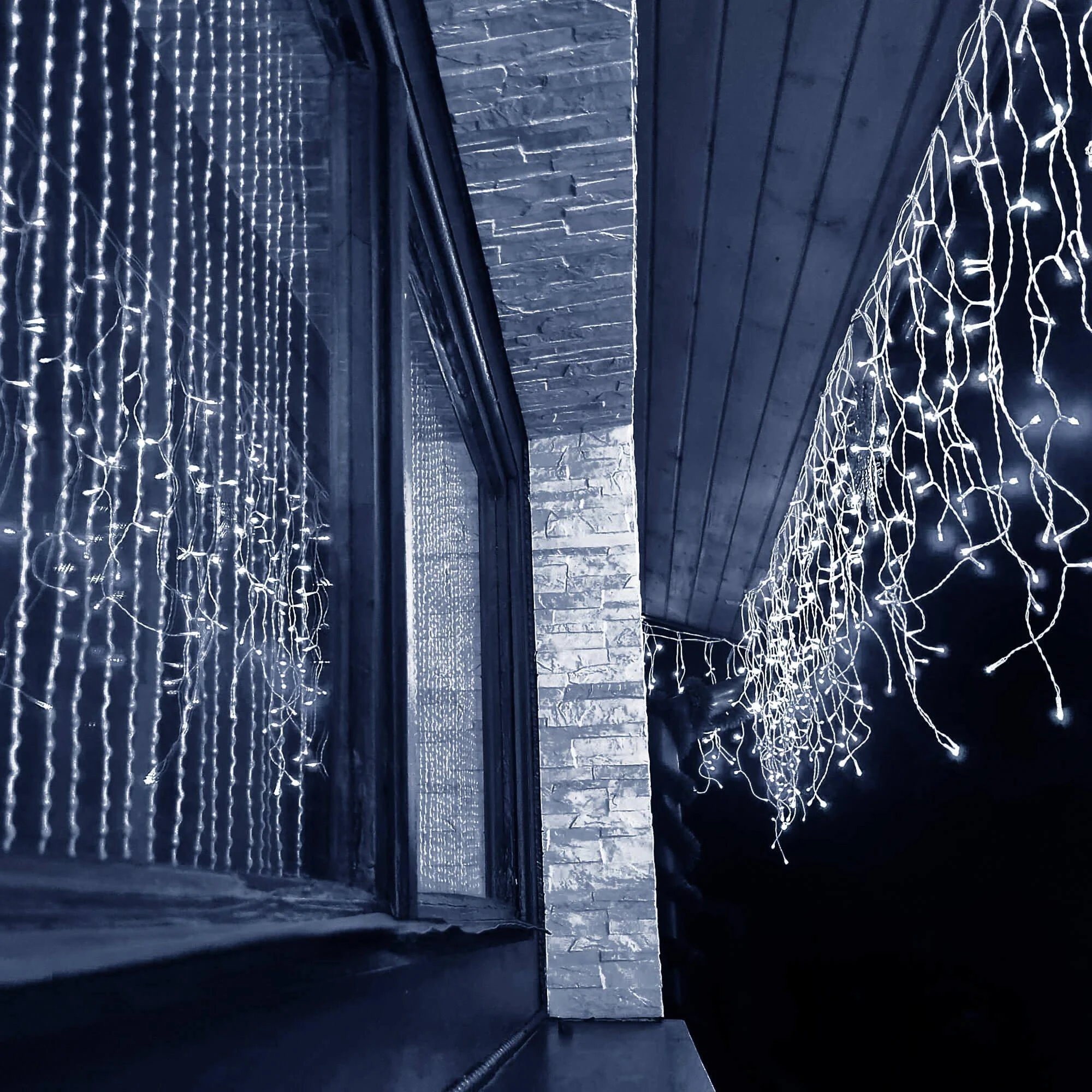 Springos Kalėdinė girlianda su 300 mikro LED, šalta balta, ilgis 12 m
