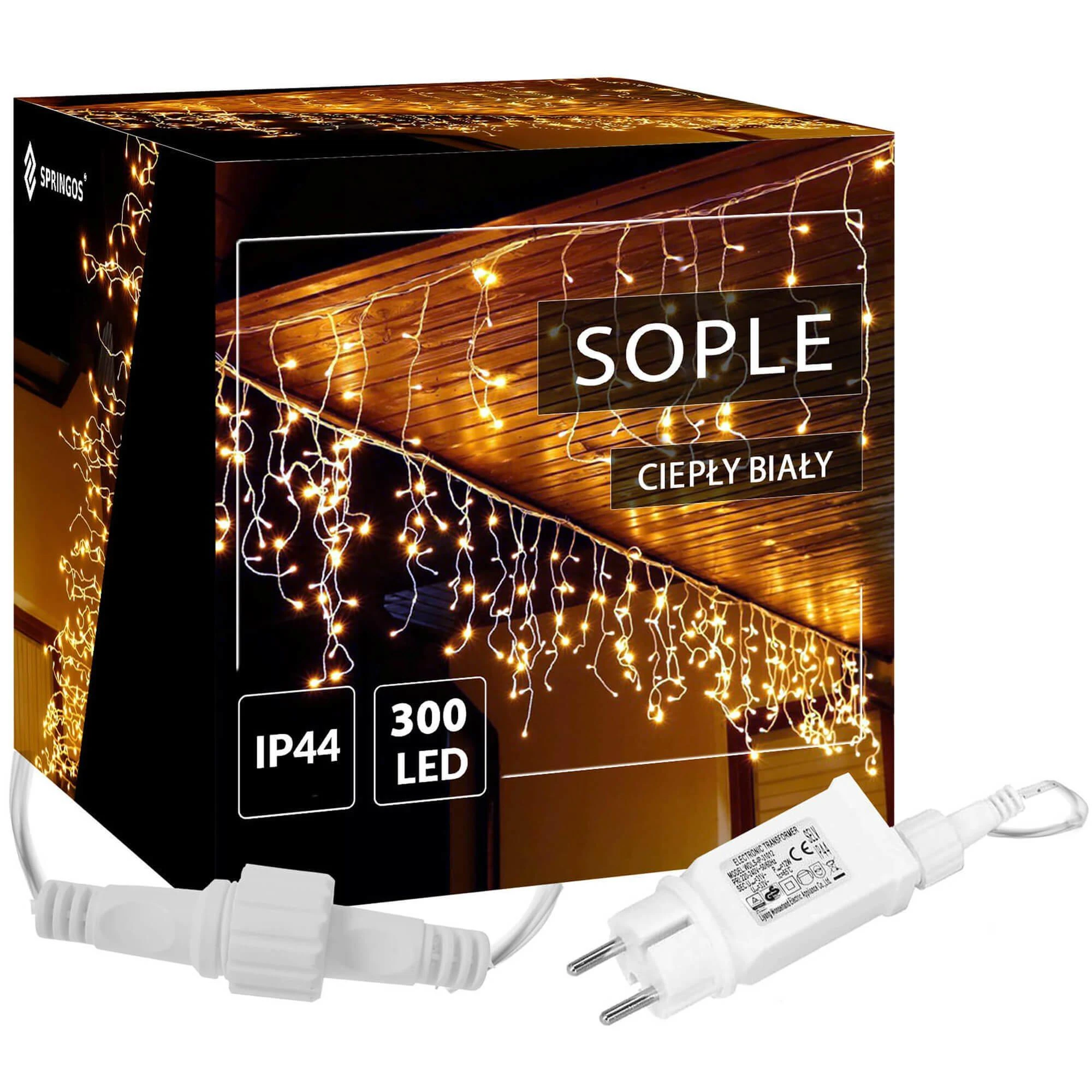 Kalėdinė šviesos užuolaida Springos CL0301 300 LED