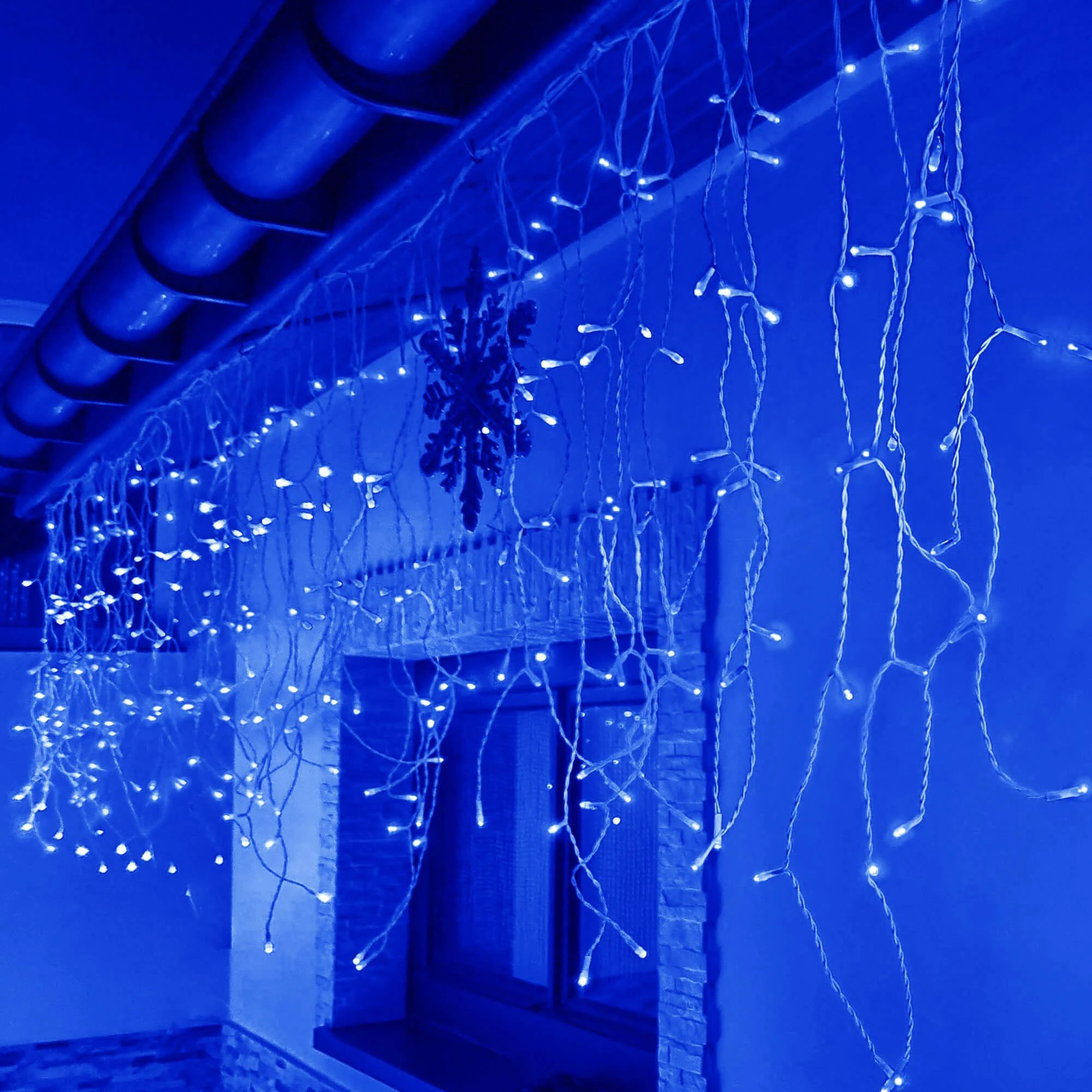Springos Mėlyna LED girlianda varvekliai 300 LED