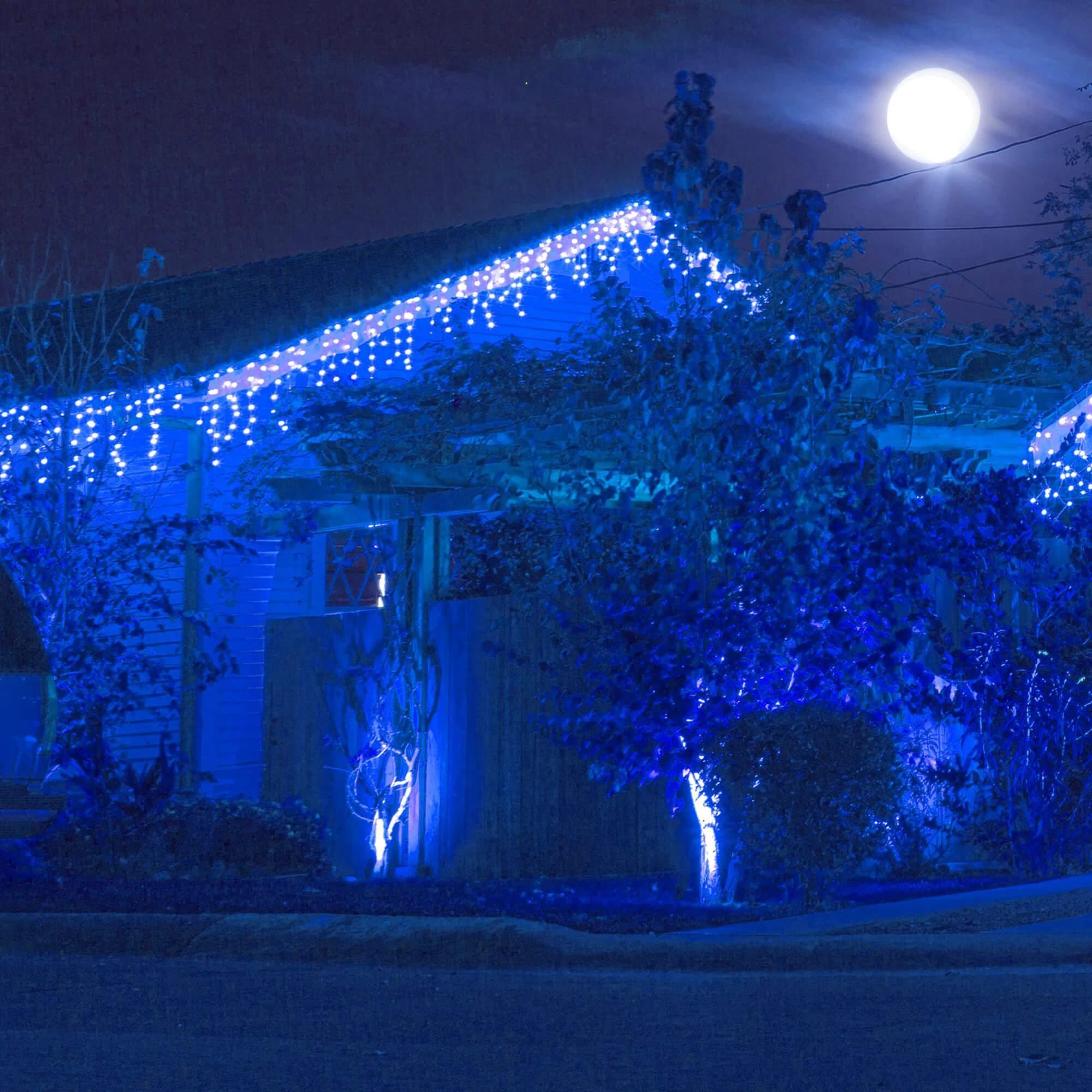 Springos Mėlyna LED girlianda varvekliai 300 LED