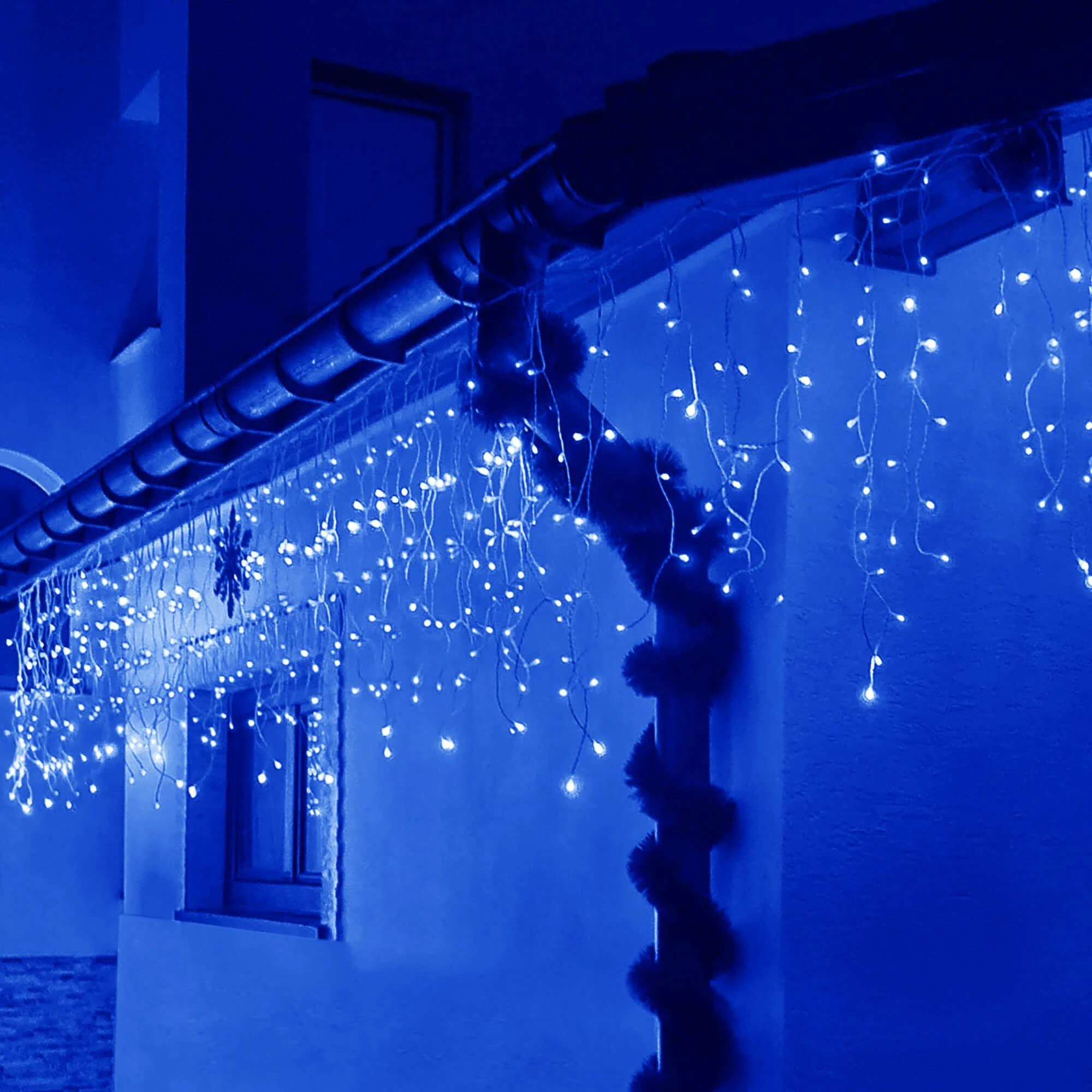 Springos Mėlyna LED girlianda varvekliai 300 LED