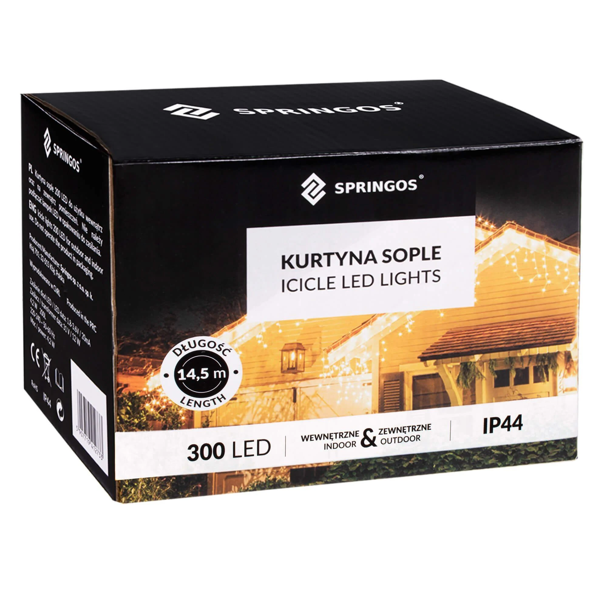 Šviesos užuolaida Springos CL0305 300 LED