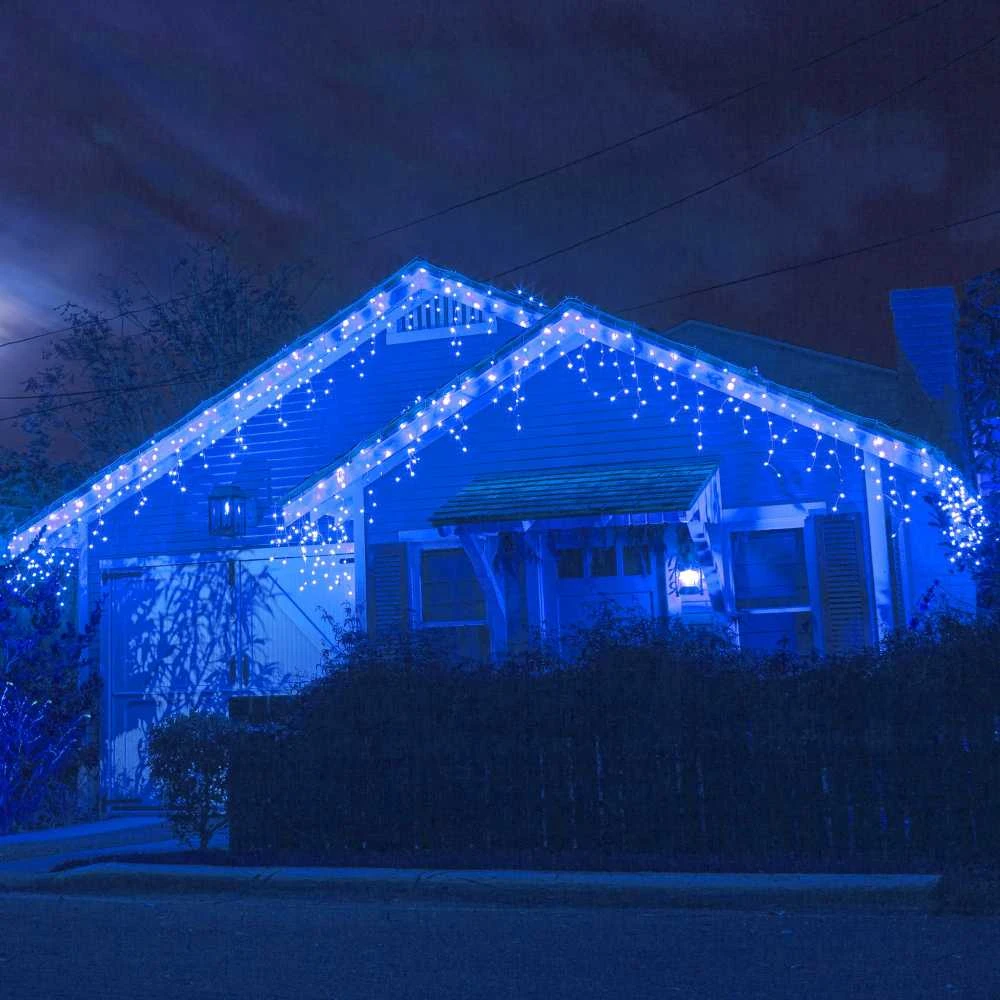Springos Girlianda varvekliai su nuotolinio valdymo pultu, 300 LED, mėlyna