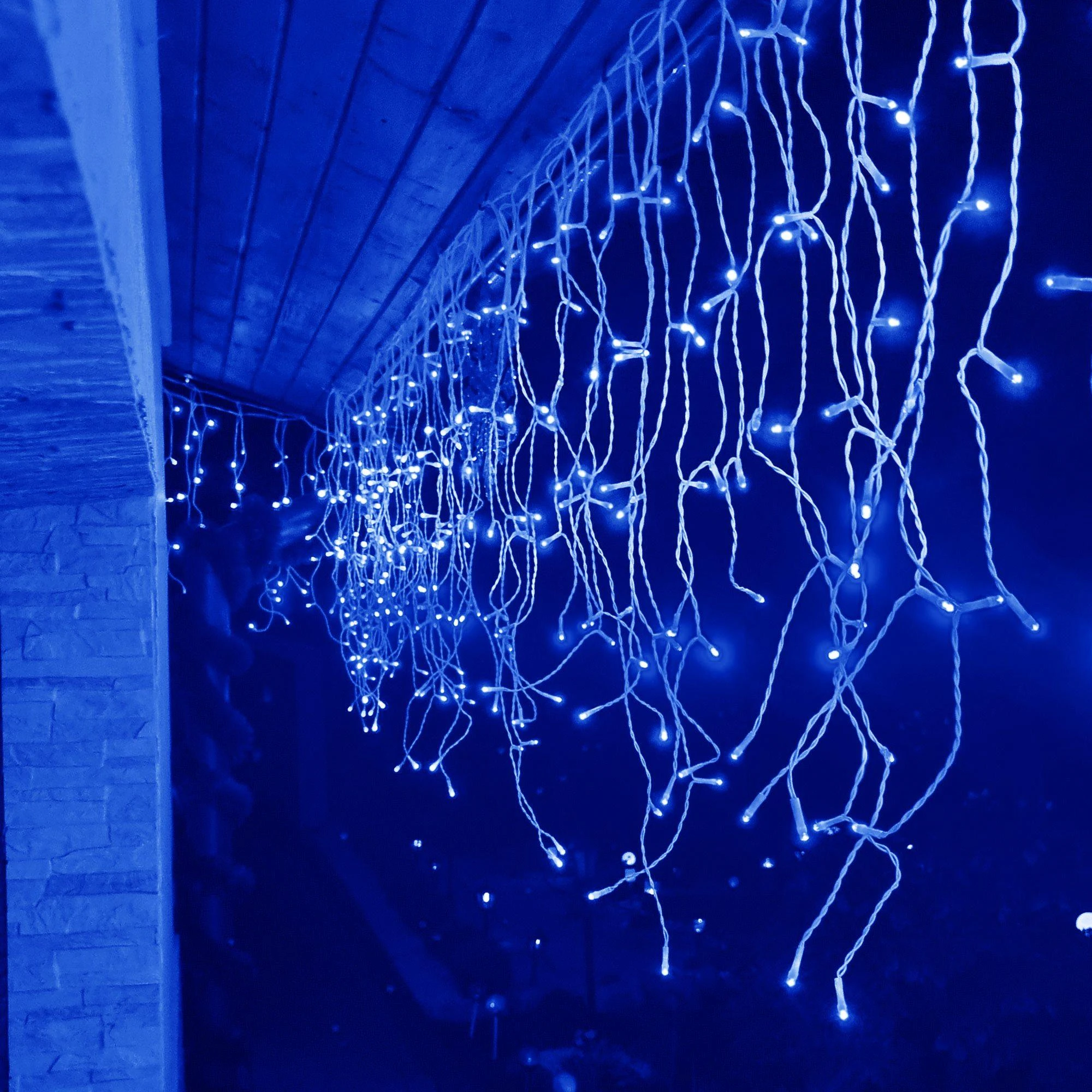 Springos Girlianda varvekliai su nuotolinio valdymo pultu, 300 LED, mėlyna