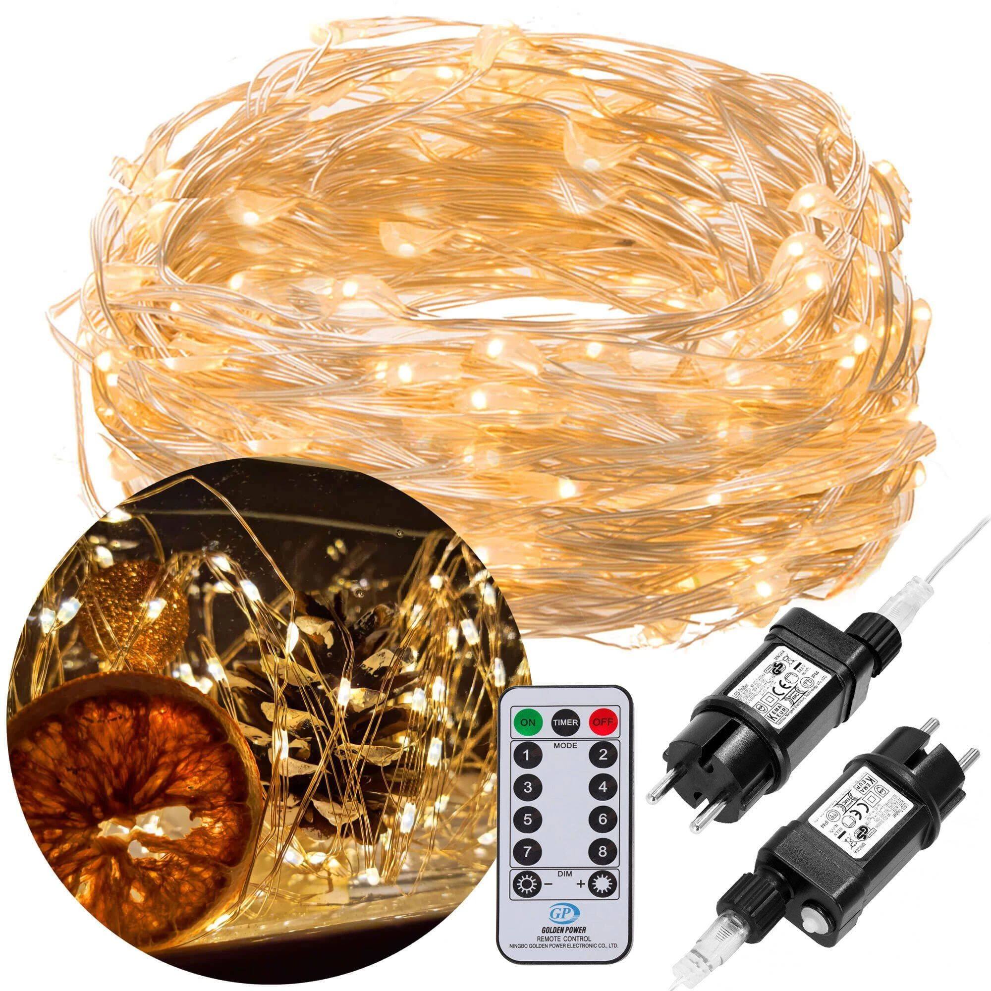Kalėdinės girliandos Springos CL0312 su 300 LED lemputėmis