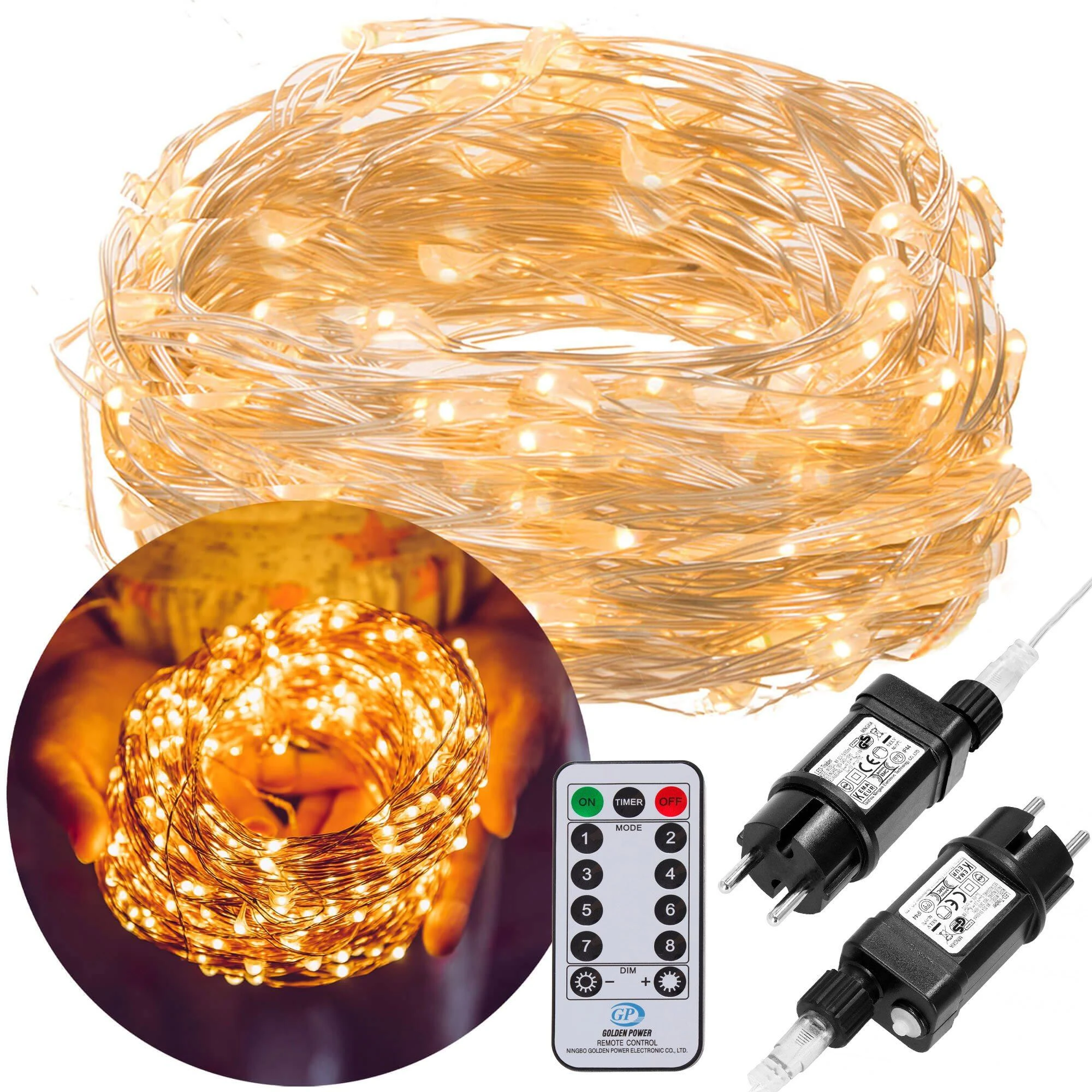Kalėdinės girliandos Springos CL0312 su 300 LED lemputėmis