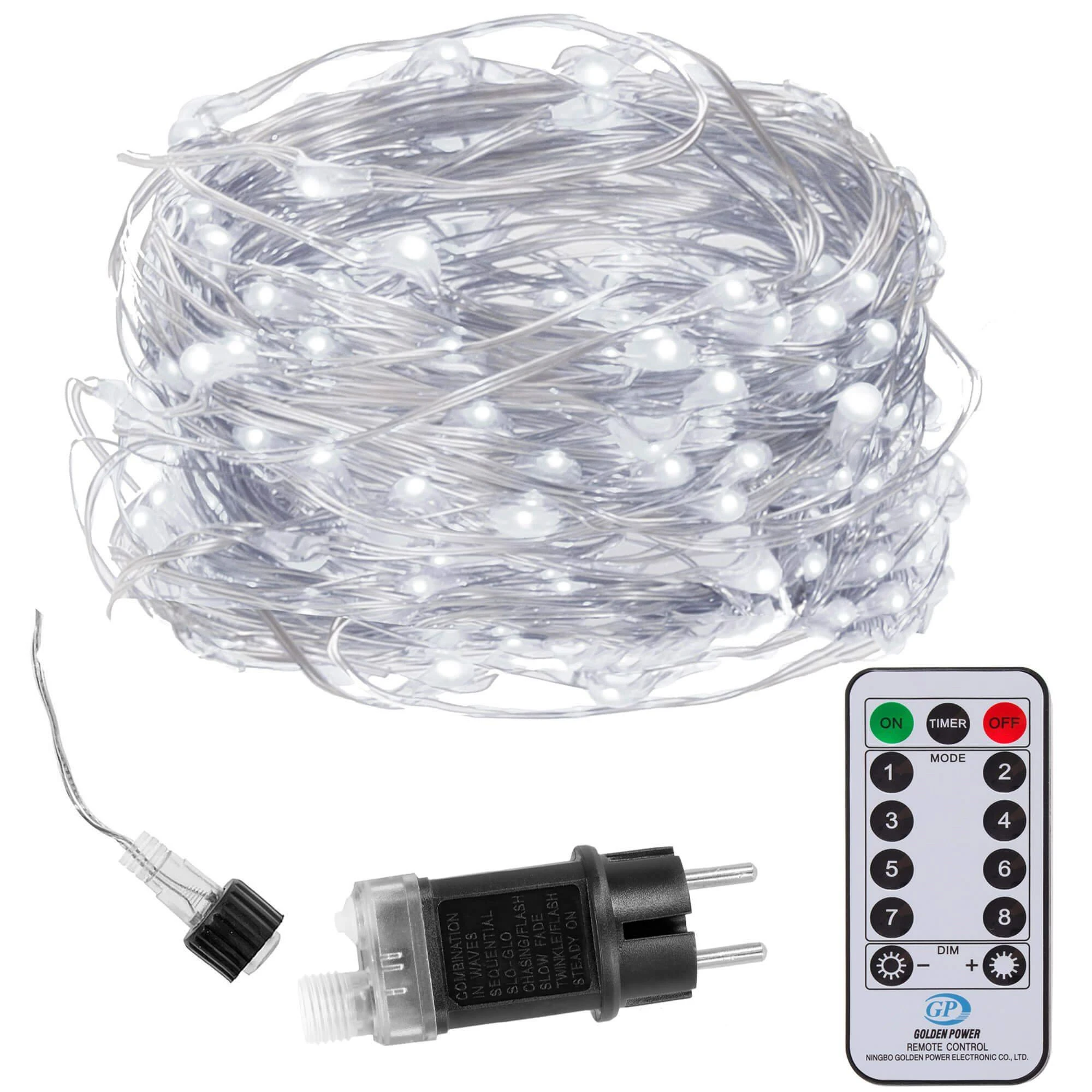 Kalėdinės lemputės Springos CL0313, 300 LED, 30 m, šaltai balta