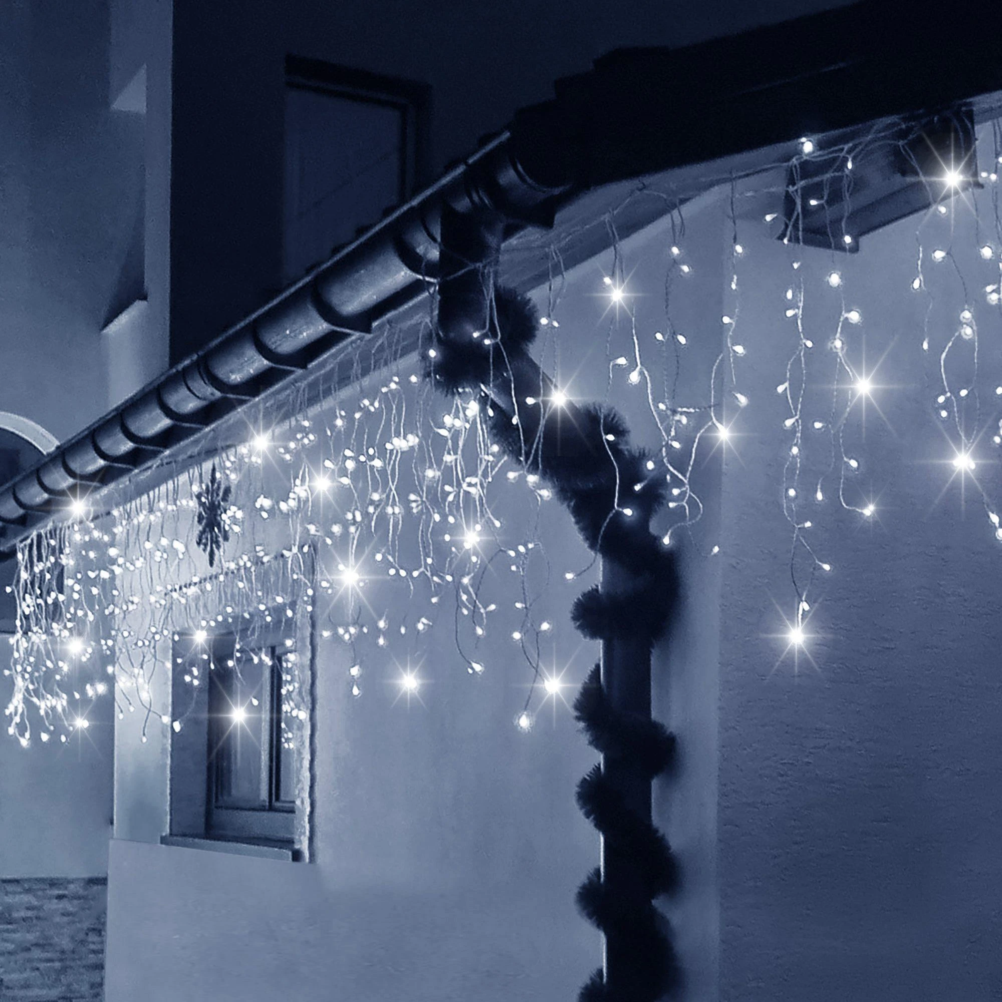 Springos Šventinė LED girlianda su blykstės efektu, 12 m, 300 LED