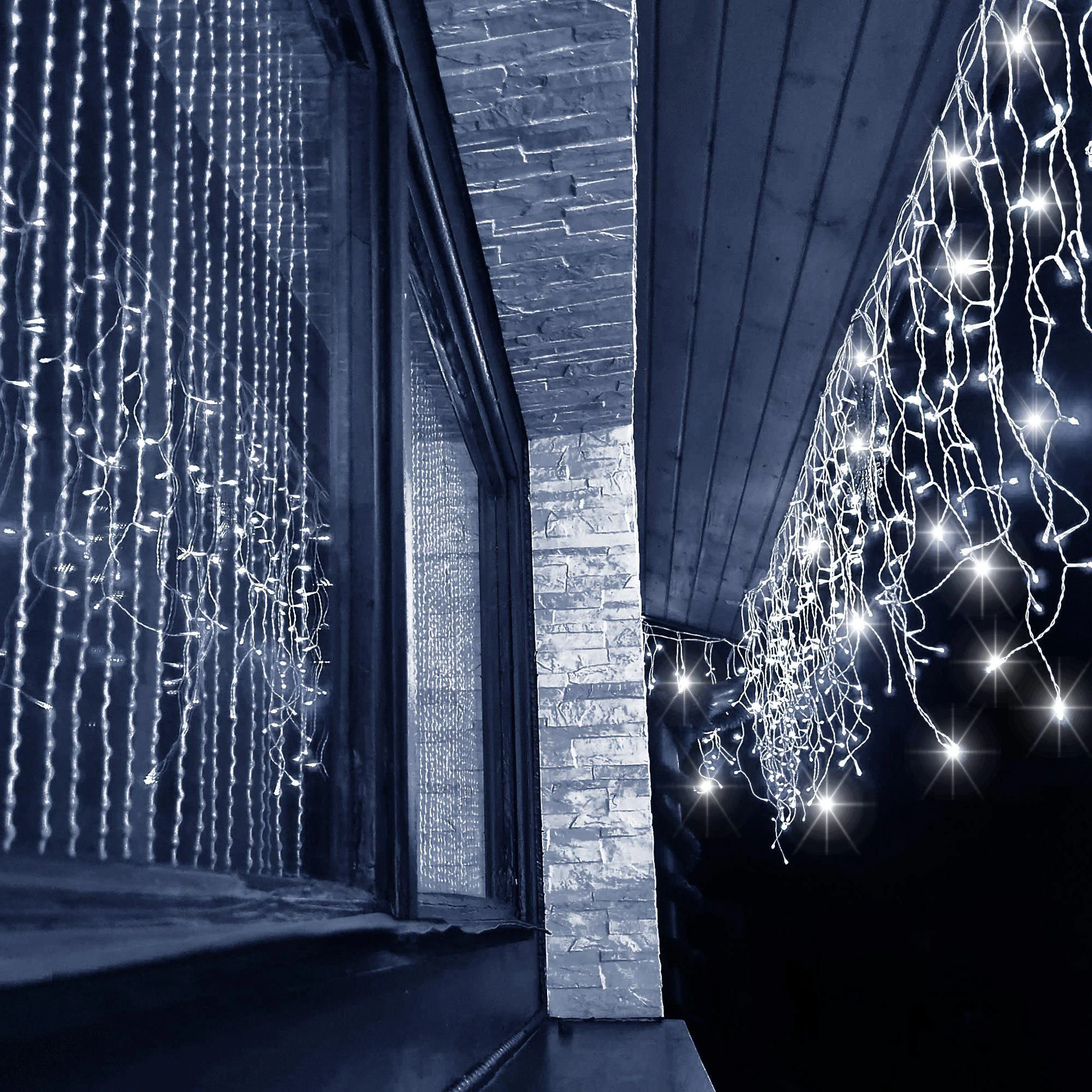 Springos Šventinė LED girlianda su blykstės efektu, 12 m, 300 LED